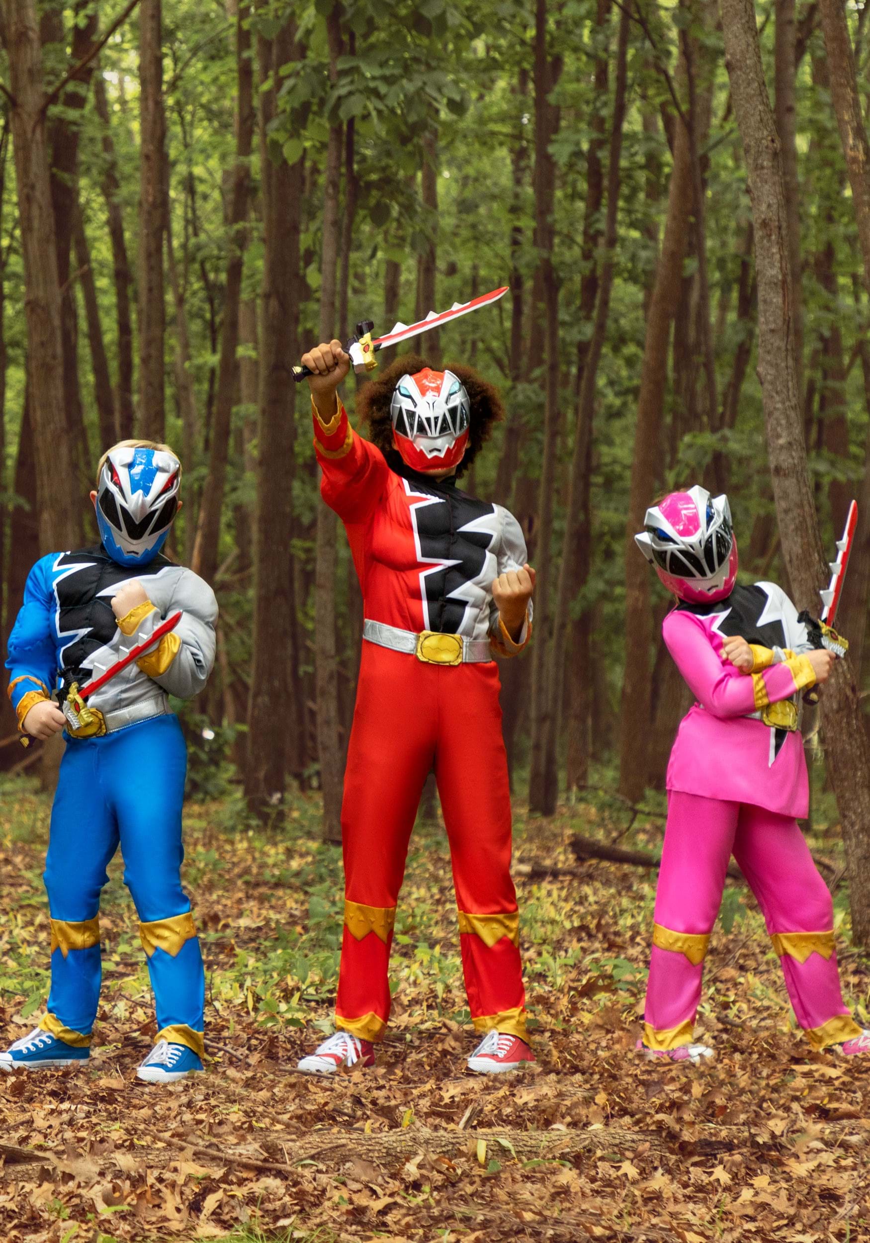 Power Rangers Kid's Dino Fury Red Ranger Costume 4 Power Rangers Kid's Dino Fury Red Ranger Costume