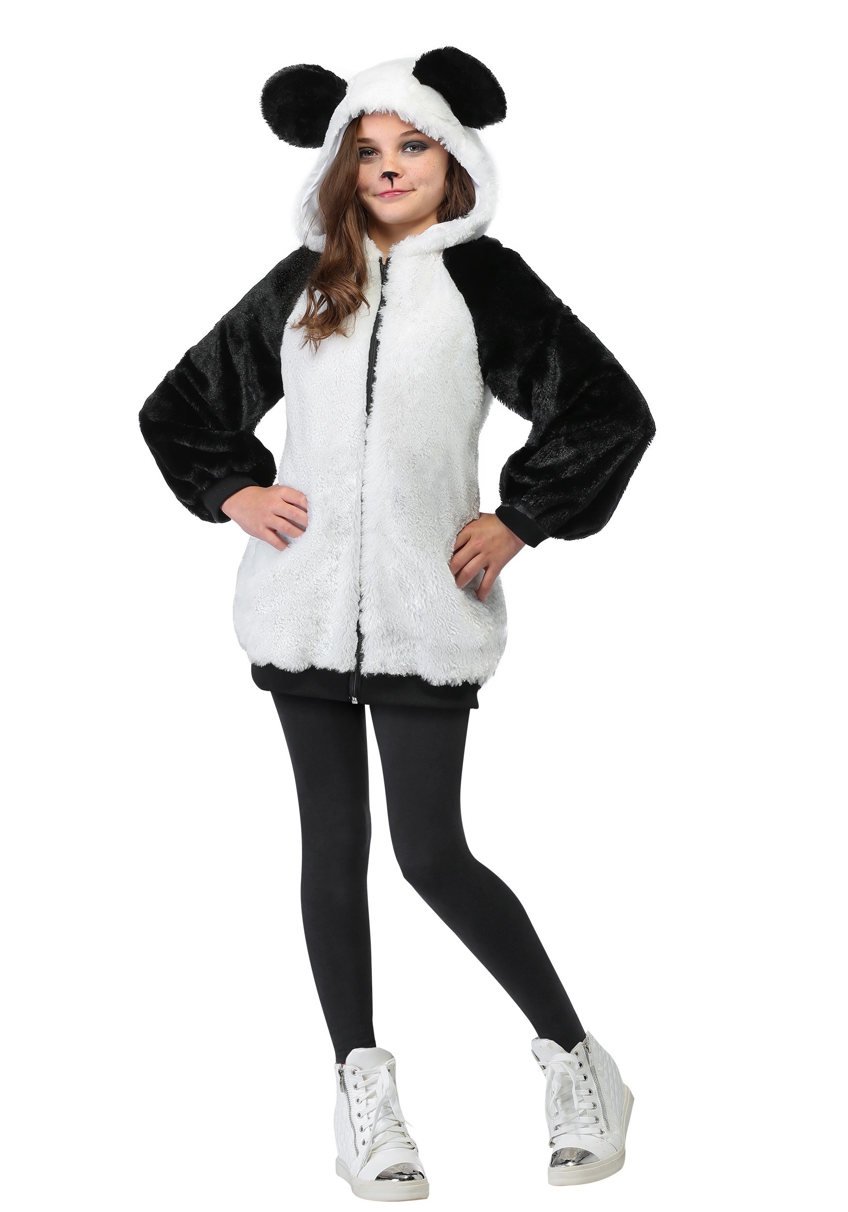 Panda Girl's Costume Hoodie