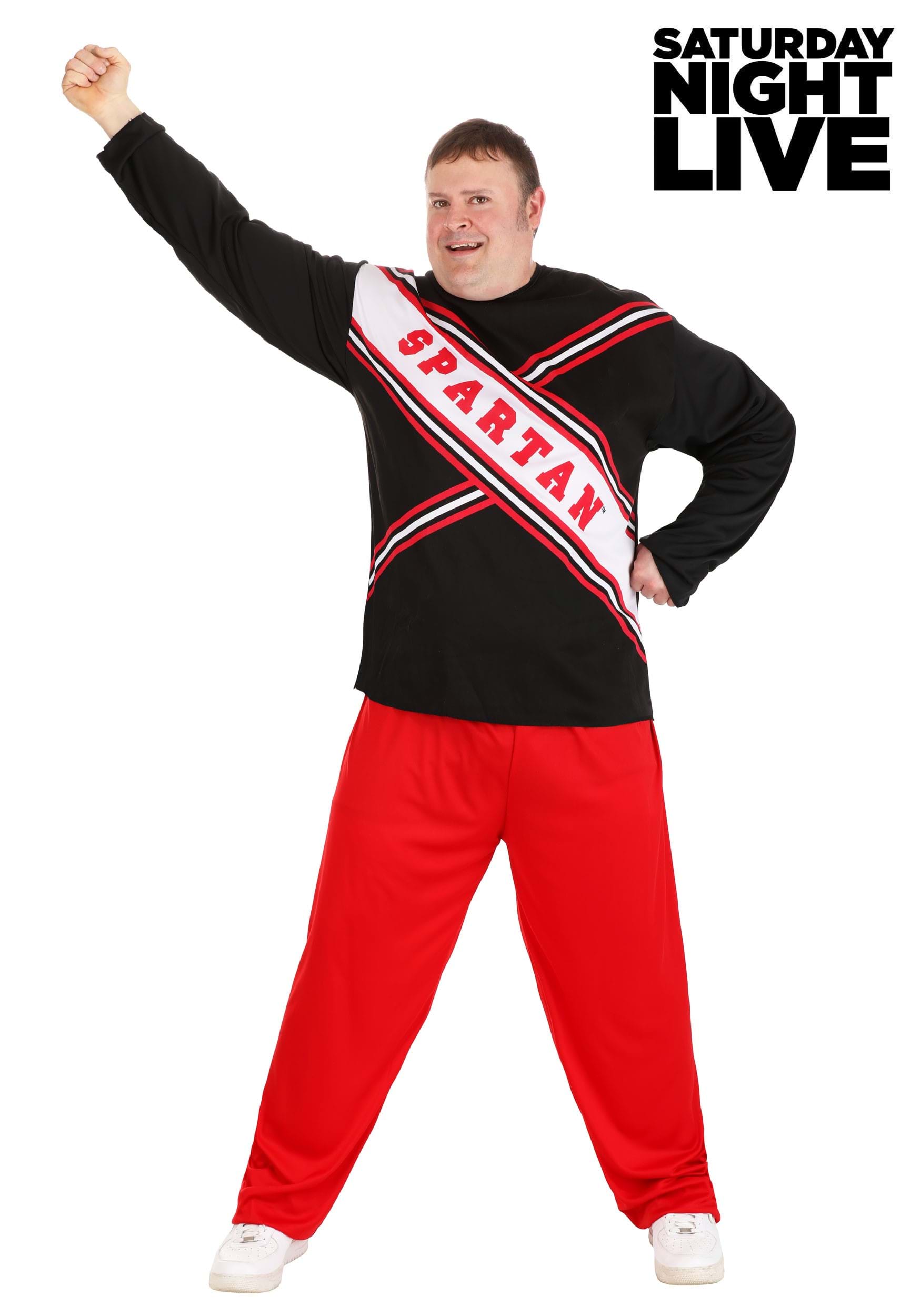 Plus Size Saturday Night Live Men's Spartan Cheerleader Costume