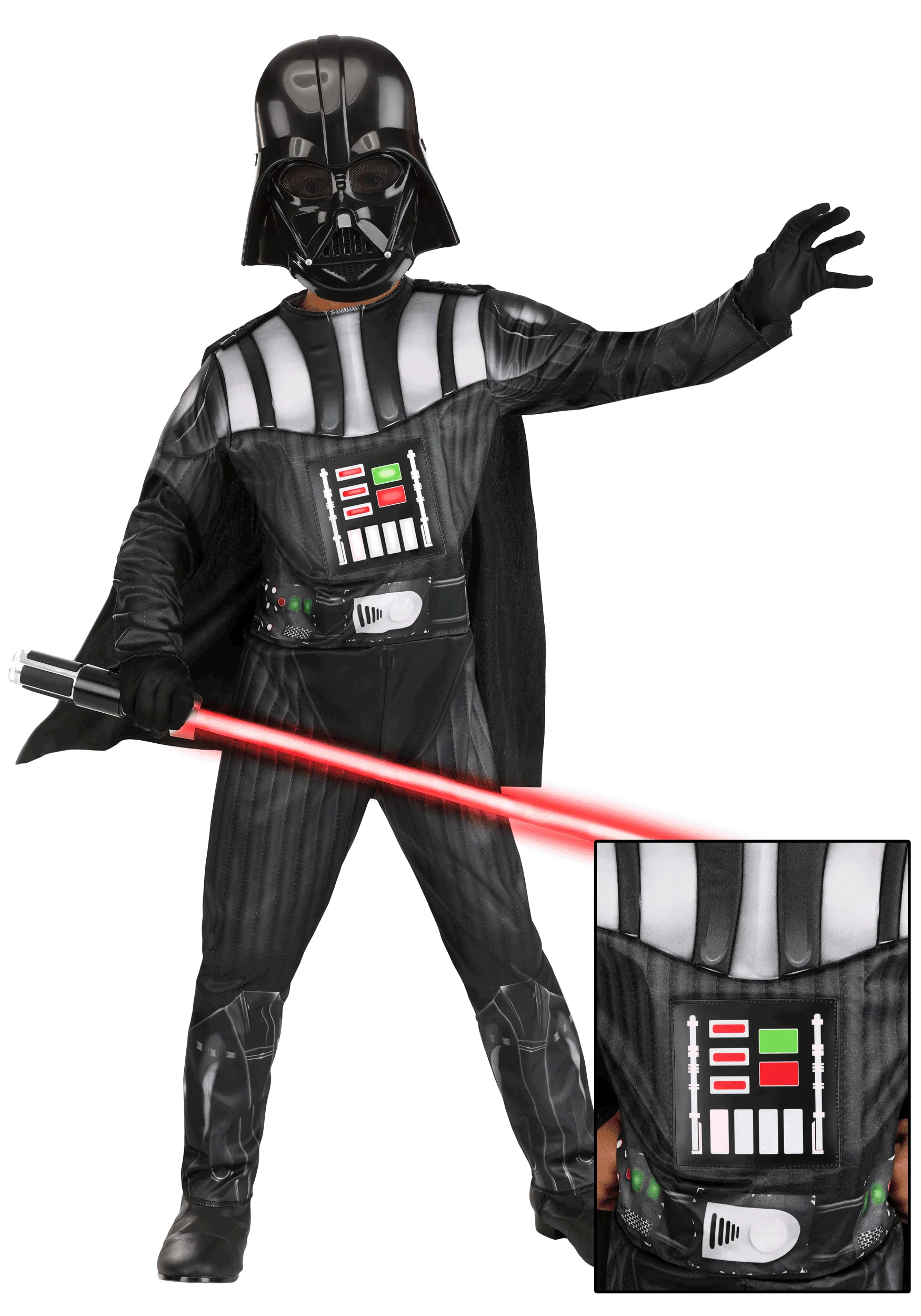 Light Up Darth Vader Costume for Kids