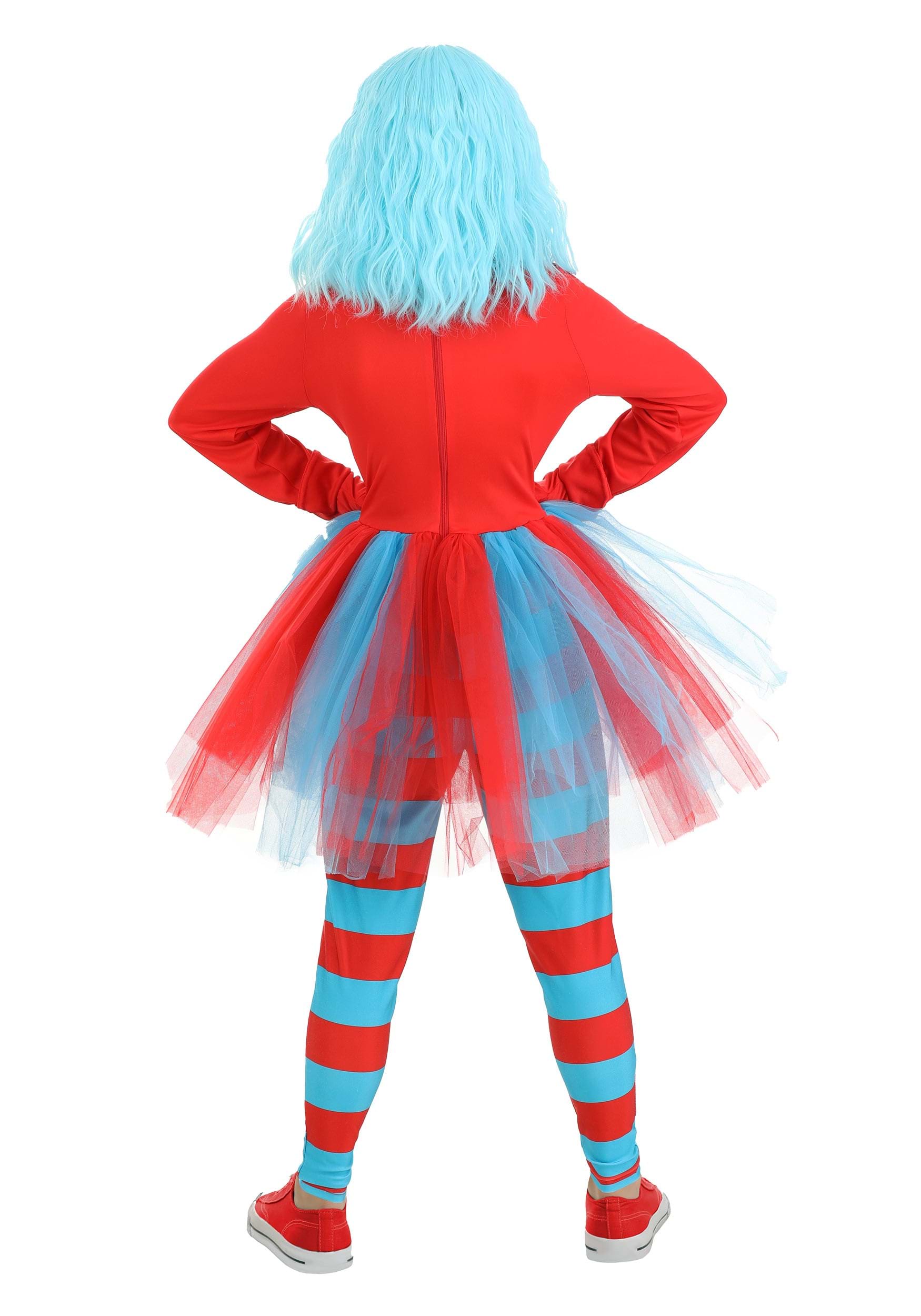 Girl's Thing 1 and Thing 2 Costume Dress 2 Girl's Thing 1 and Thing 2 Costume Dress