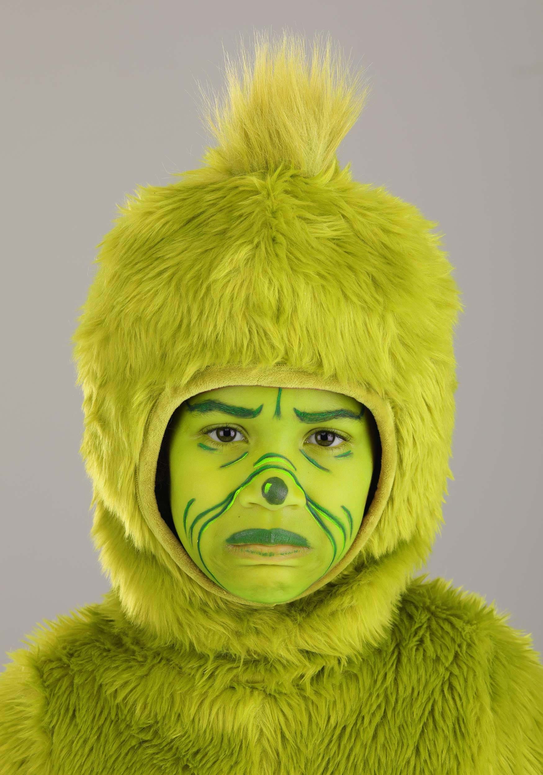 Dr. Seuss Grinch Open Face Kid's Costume