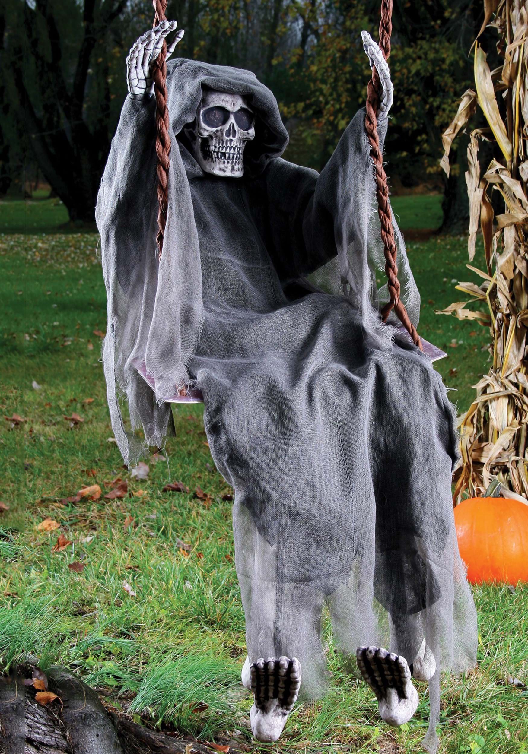 5FT Swinging Grim Reaper Halloween Decoration