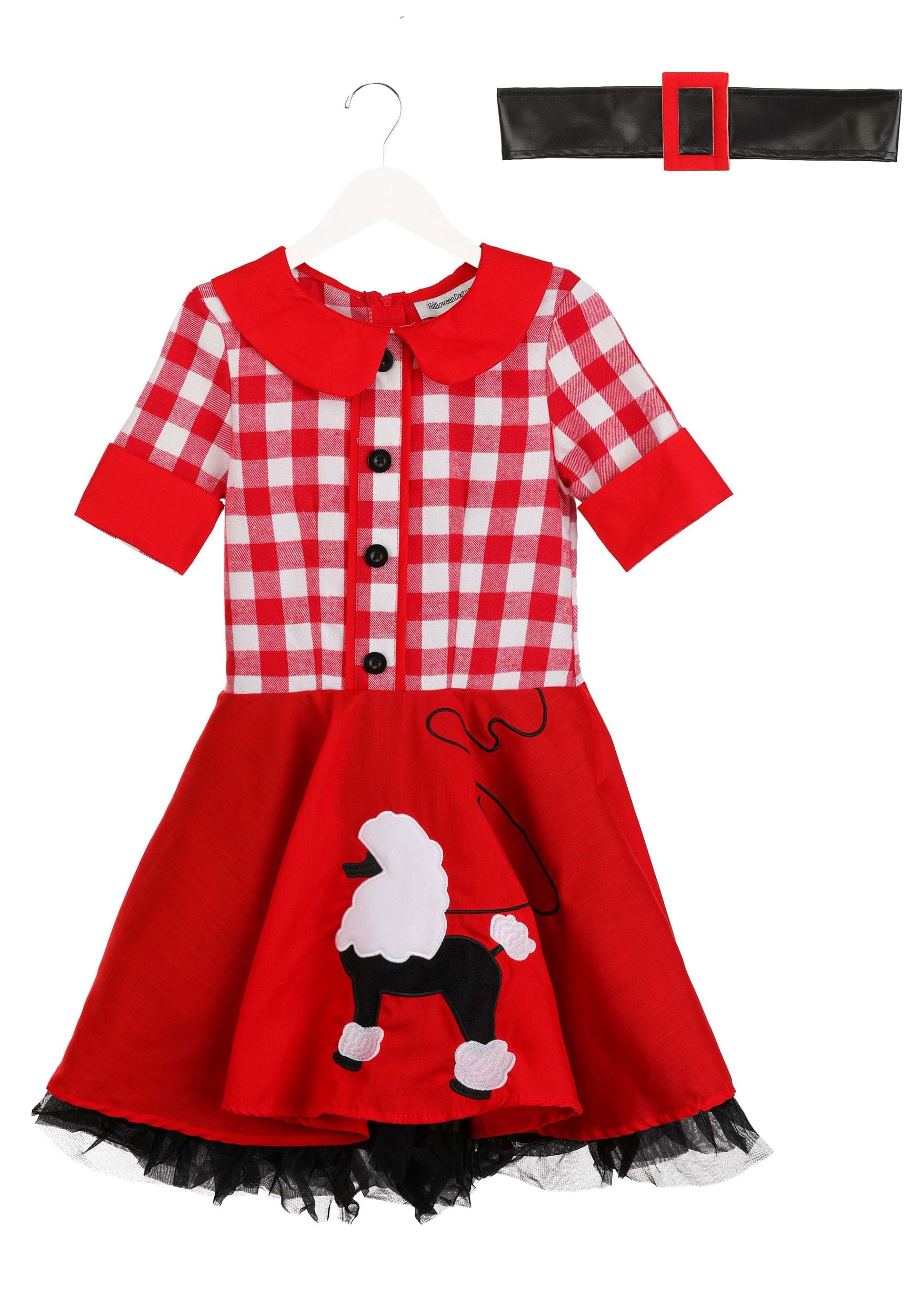 Retro 50's Darling Toddler Costume Dress for Girls