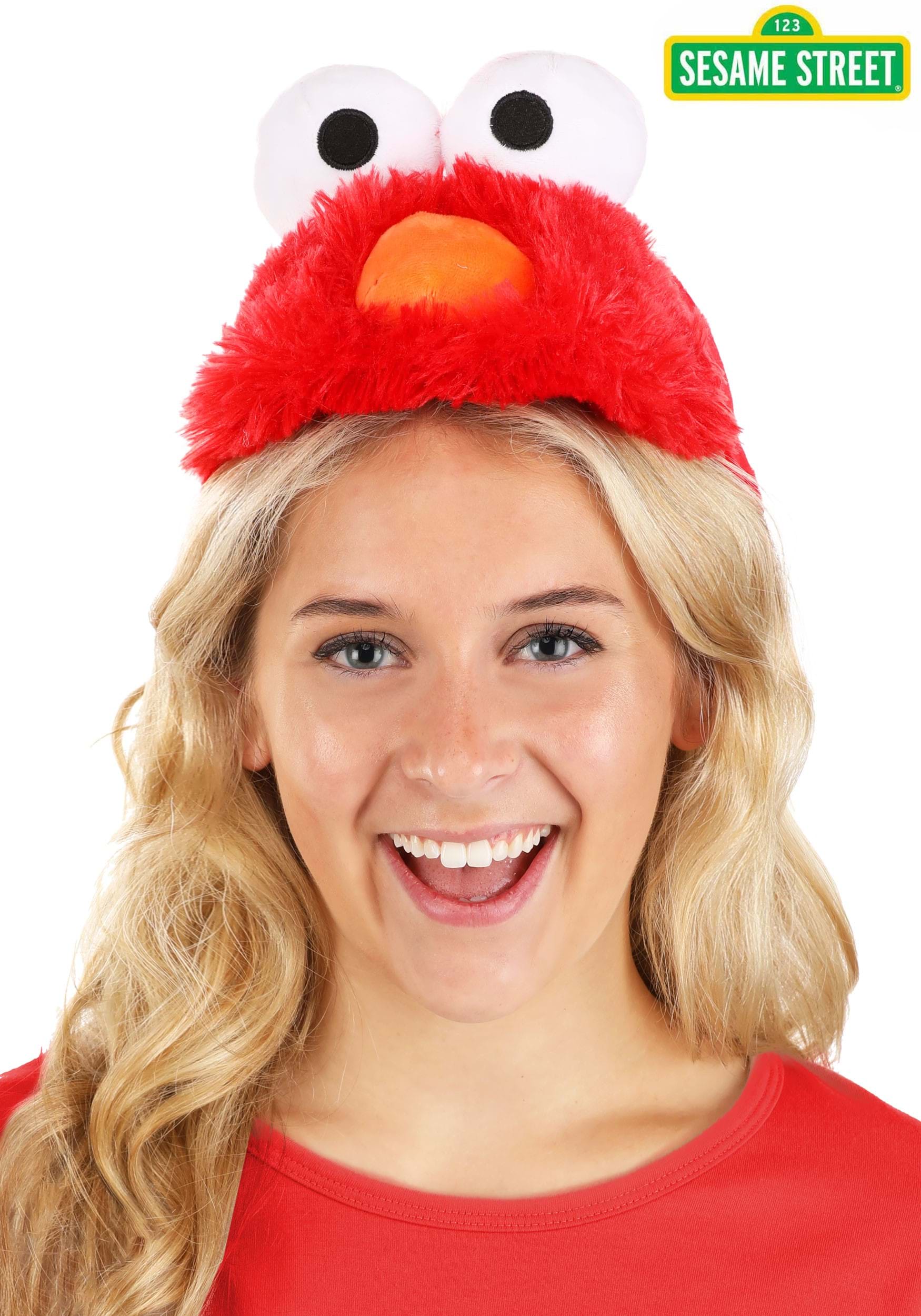 Sesame Street Elmo Face Costume Accessory Headband 1 Sesame Street Elmo Face Costume Accessory Headband