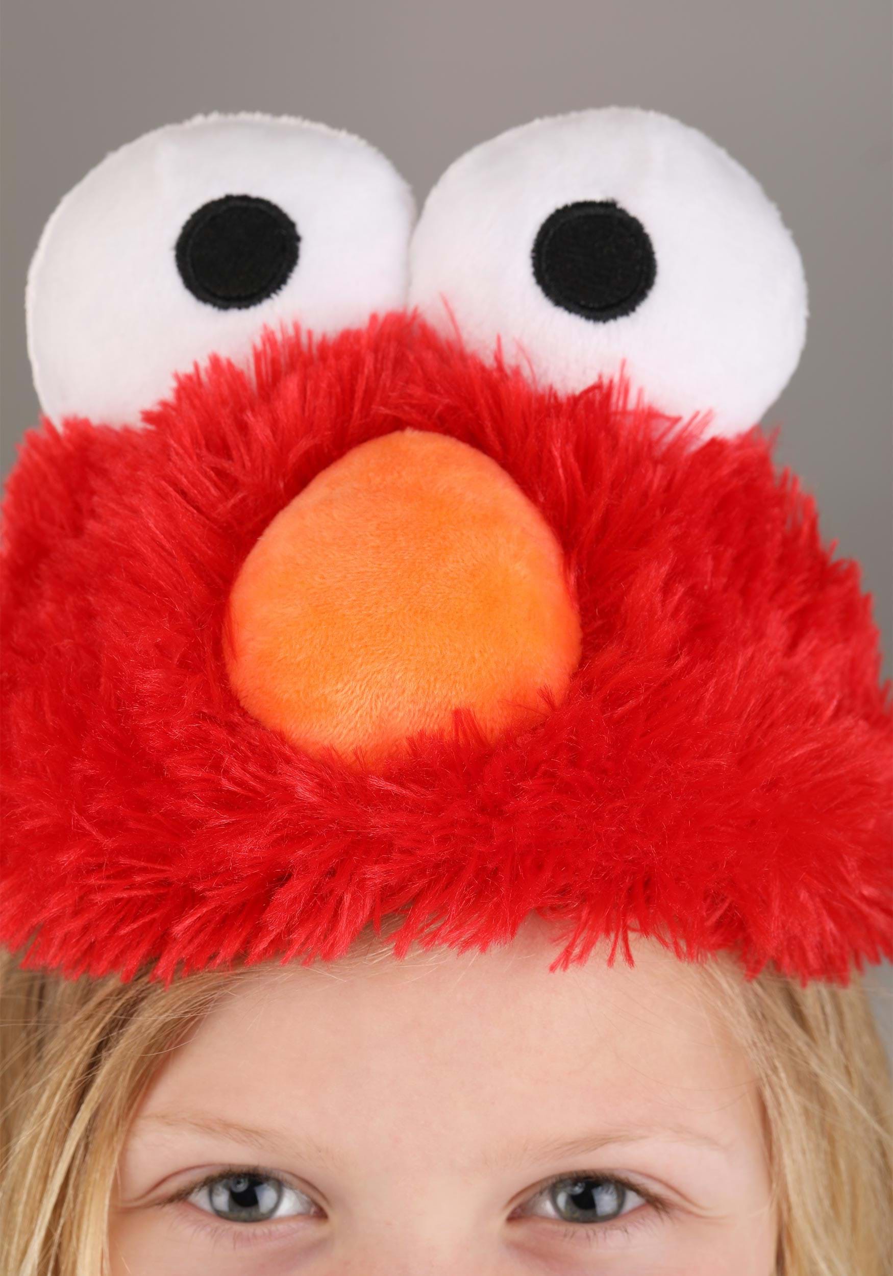 Sesame Street Elmo Face Costume Accessory Headband 3 Sesame Street Elmo Face Costume Accessory Headband