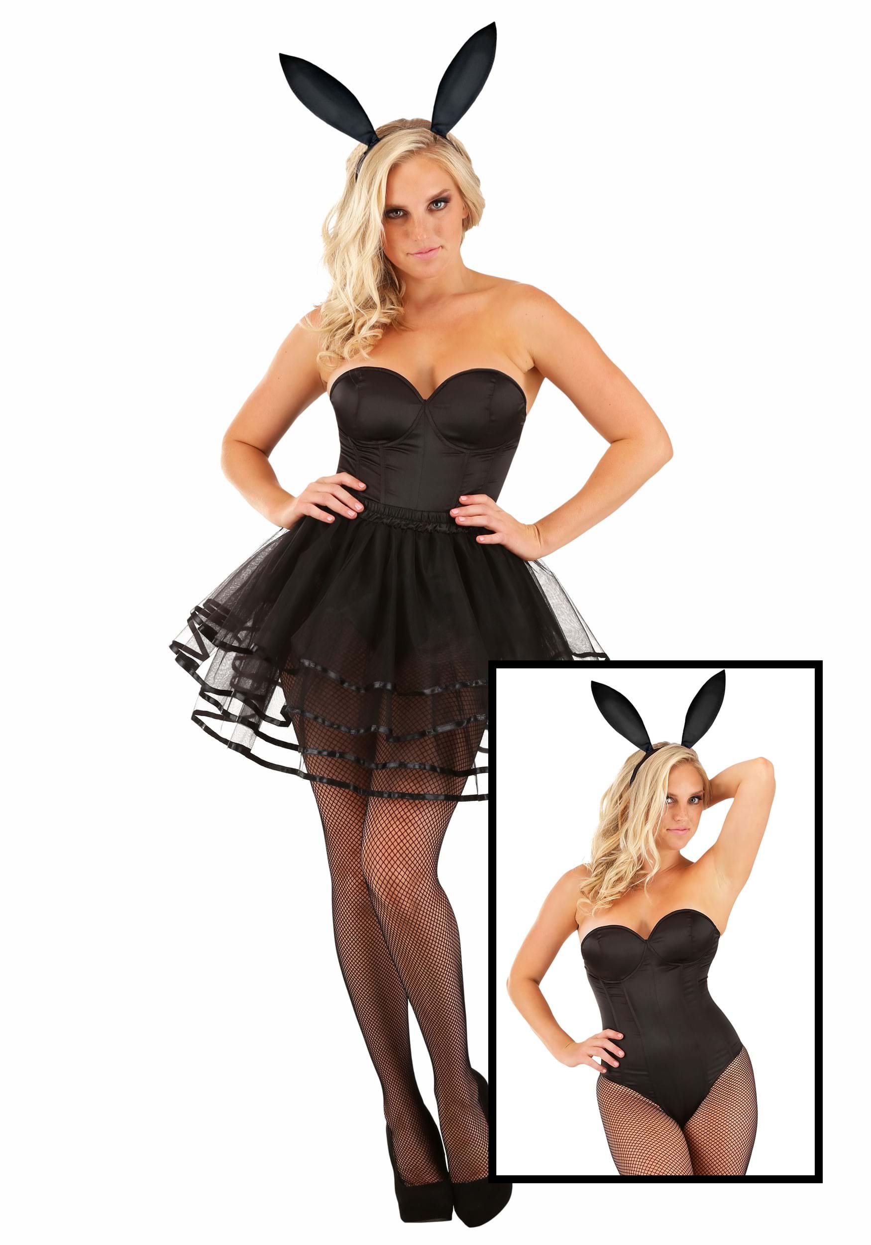 Posh Black Bunny Women's Costume