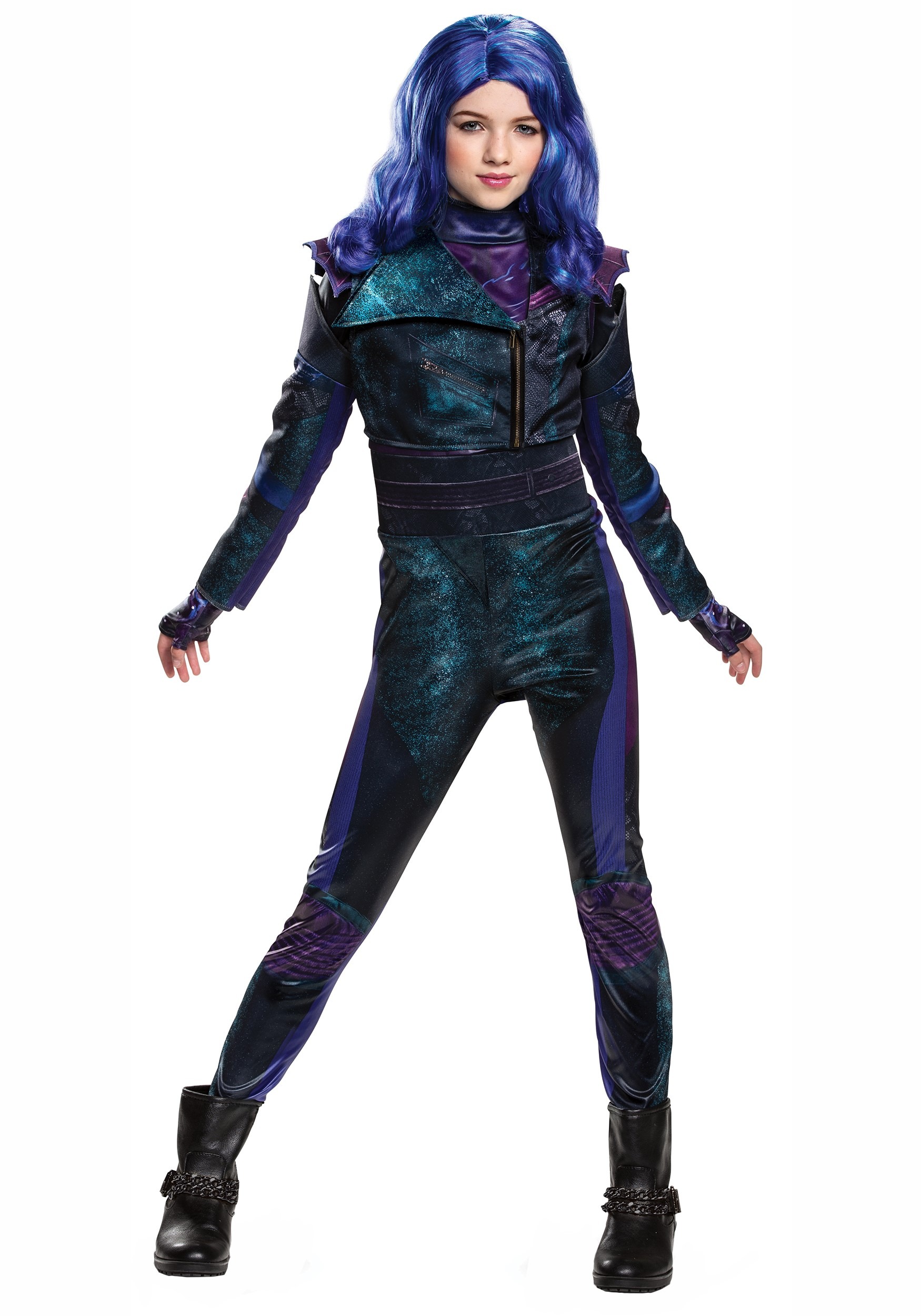 Disney Descendants 3 Deluxe Mal Girls Costume 1 Disney Descendants 3 Deluxe Mal Girls Costume