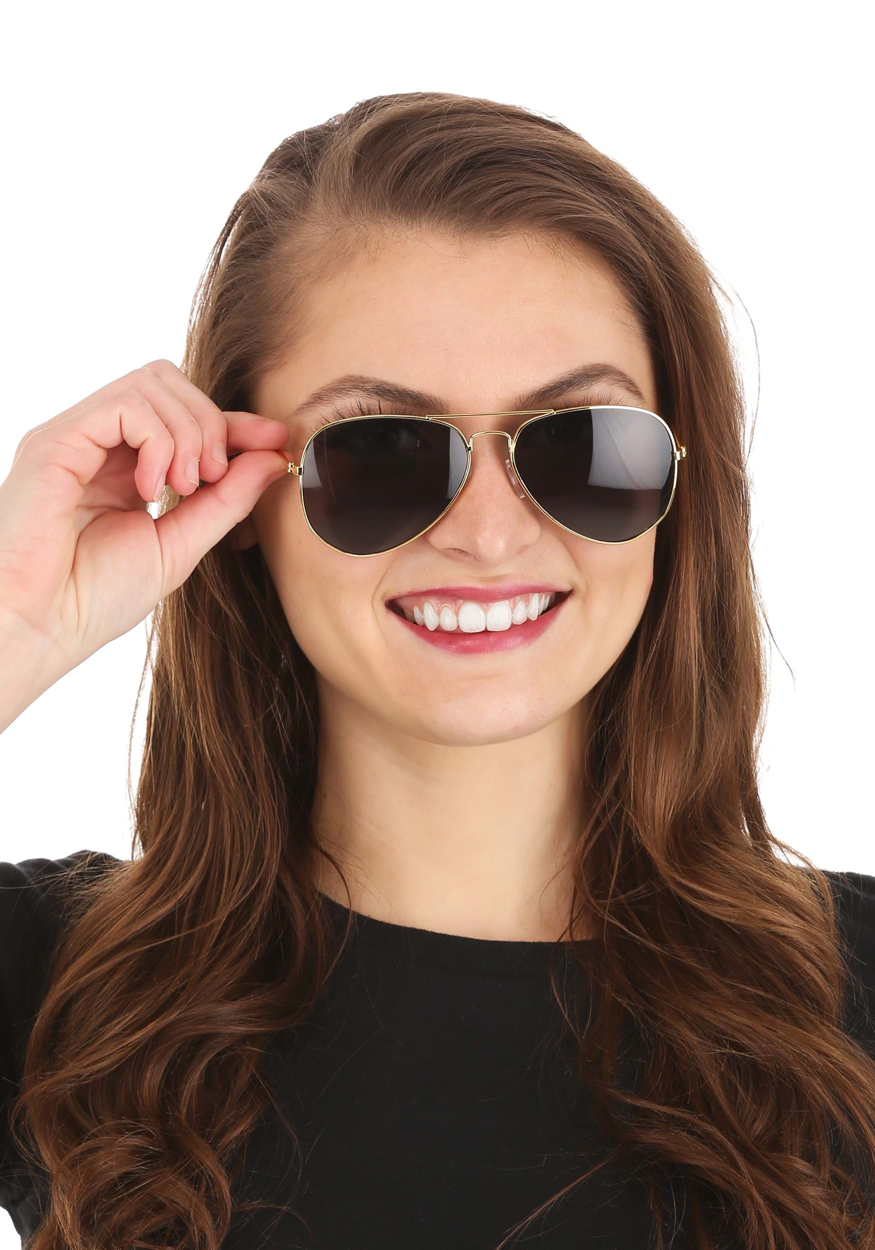 Adult Smoke Aviator Glasses