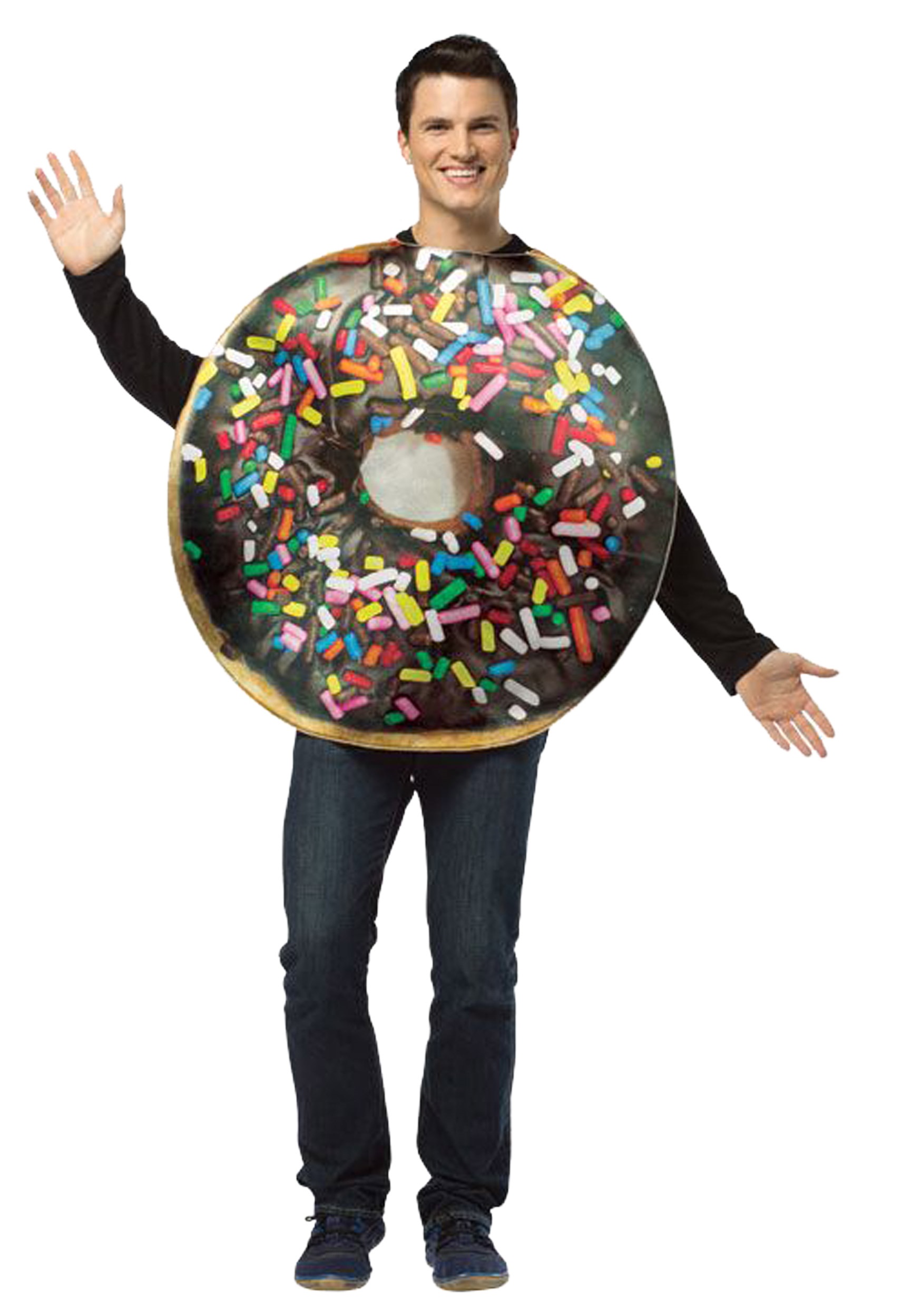 Adult Chocolate Sprinkle Doughnut Costume