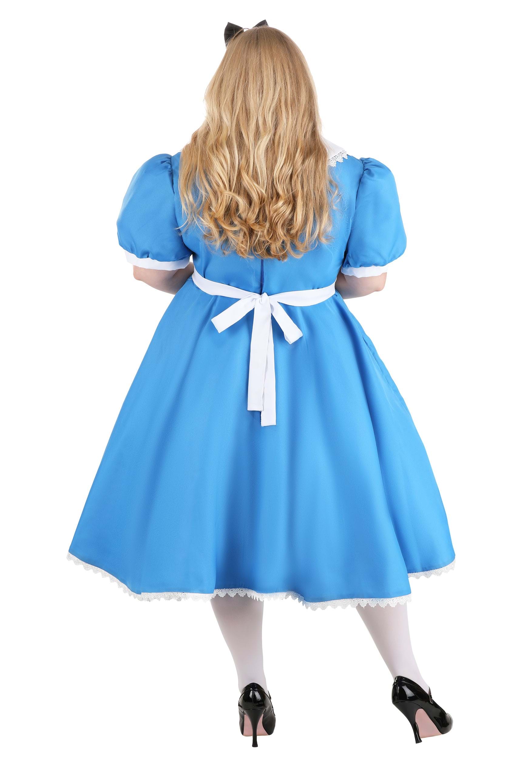 Women's Supreme Alice Plus Size Costume 3 Women's Supreme Alice Plus Size Costume
