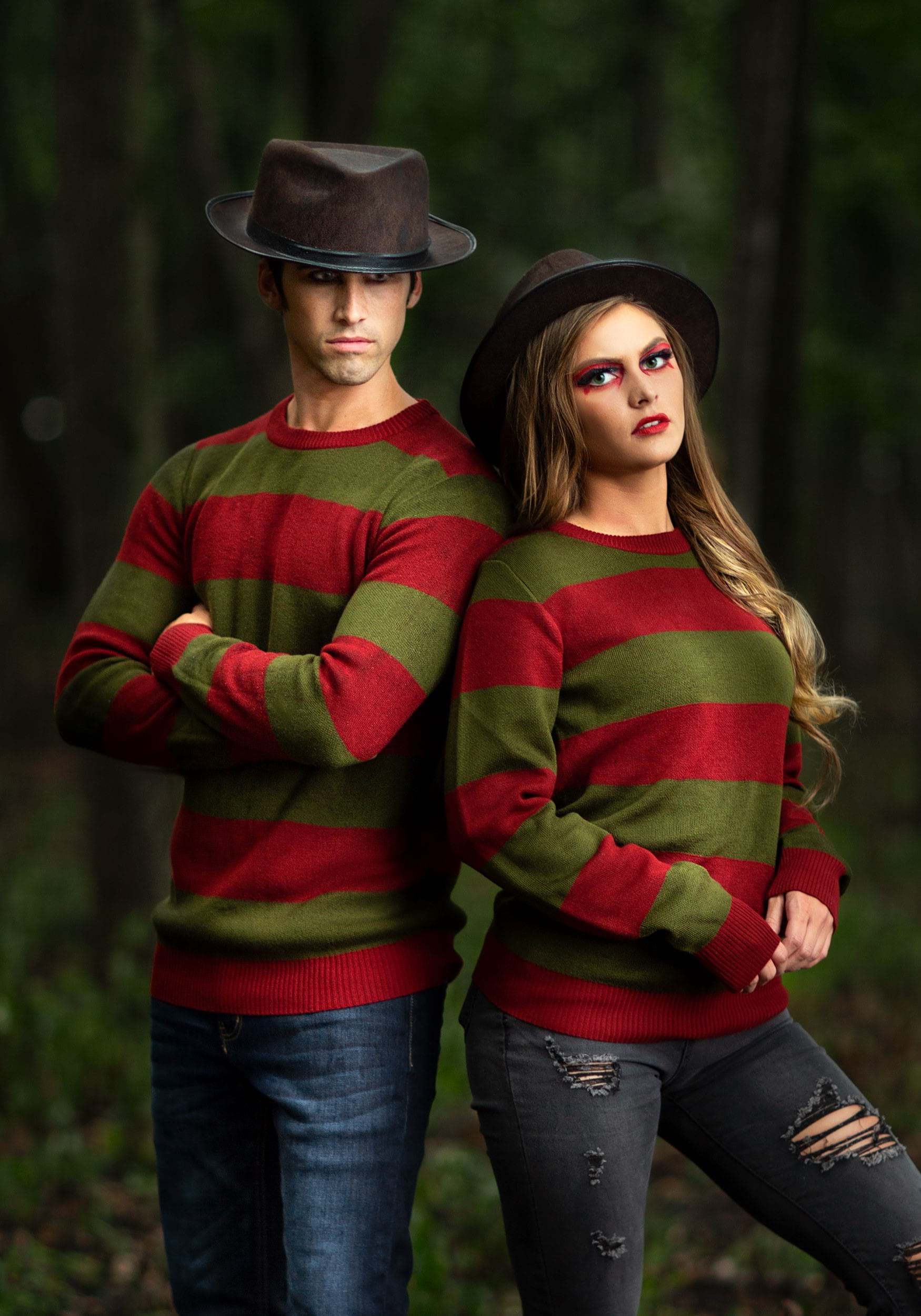 Striped Nightmare on Elm Street Freddy Sweater 11 Striped Nightmare on Elm Street Freddy Sweater