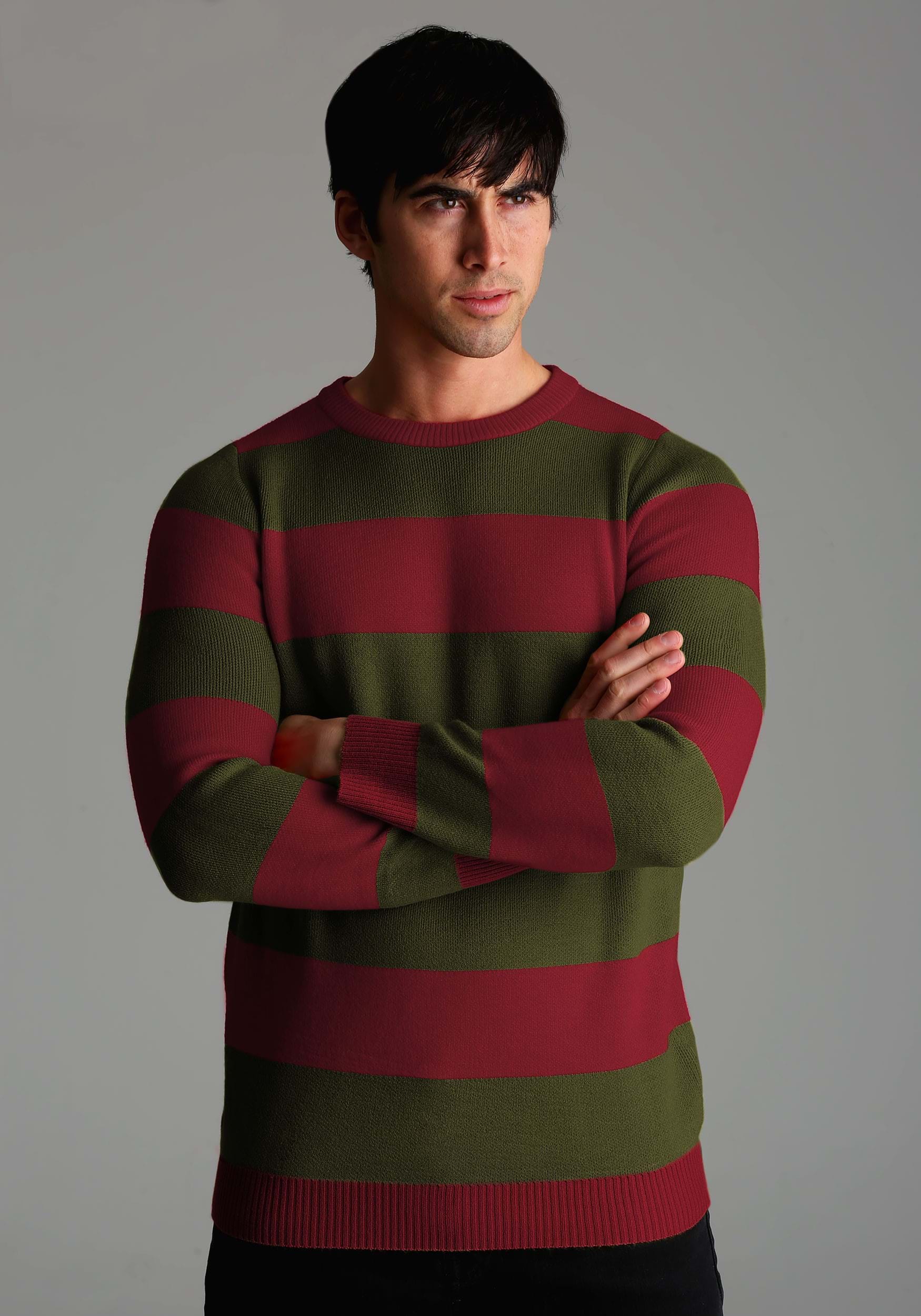 Striped Nightmare on Elm Street Freddy Sweater 9 Striped Nightmare on Elm Street Freddy Sweater