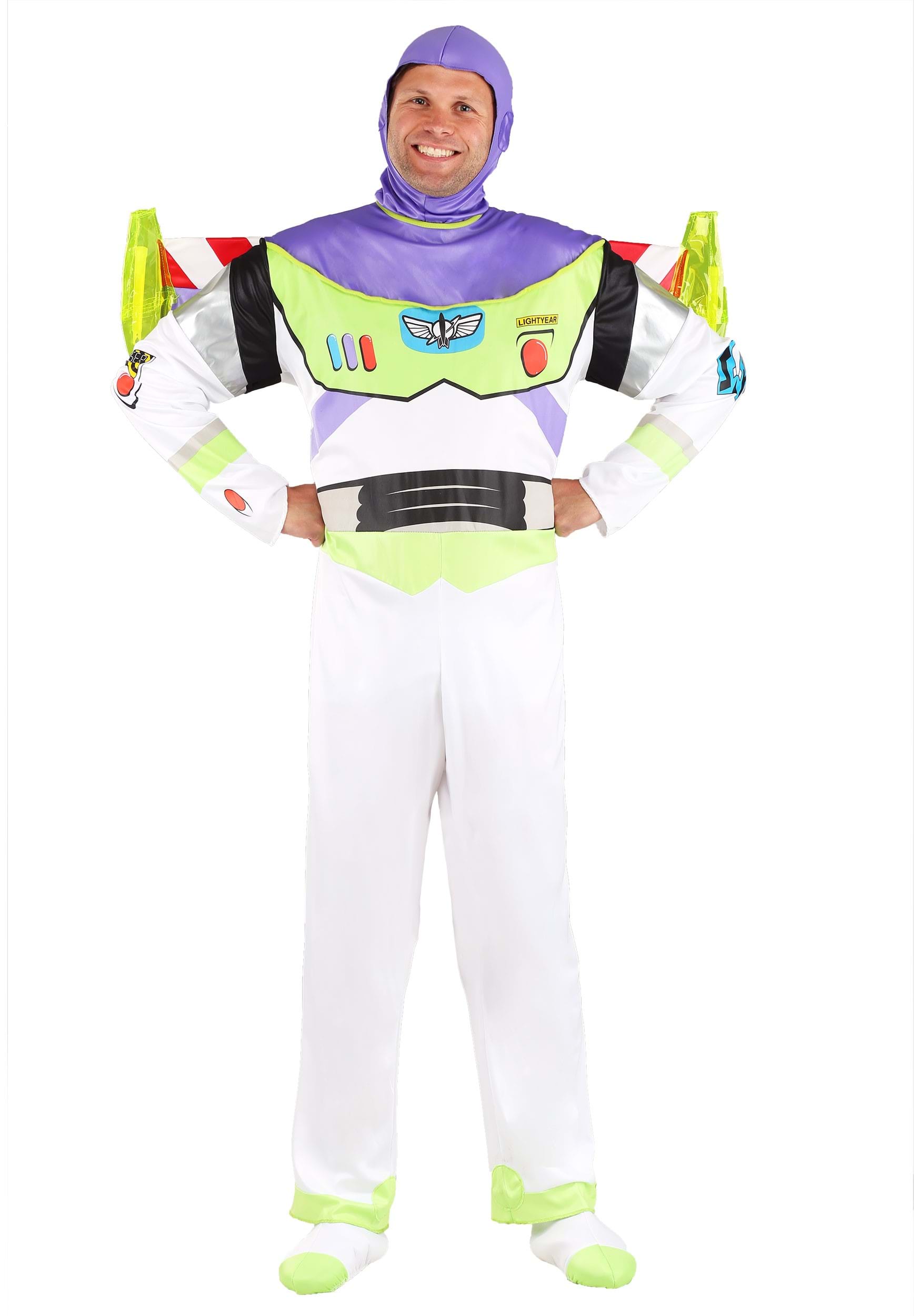 Deluxe Disney Toy Story Buzz Lightyear Costume for Men 1 Deluxe Disney Toy Story Buzz Lightyear Costume for Men