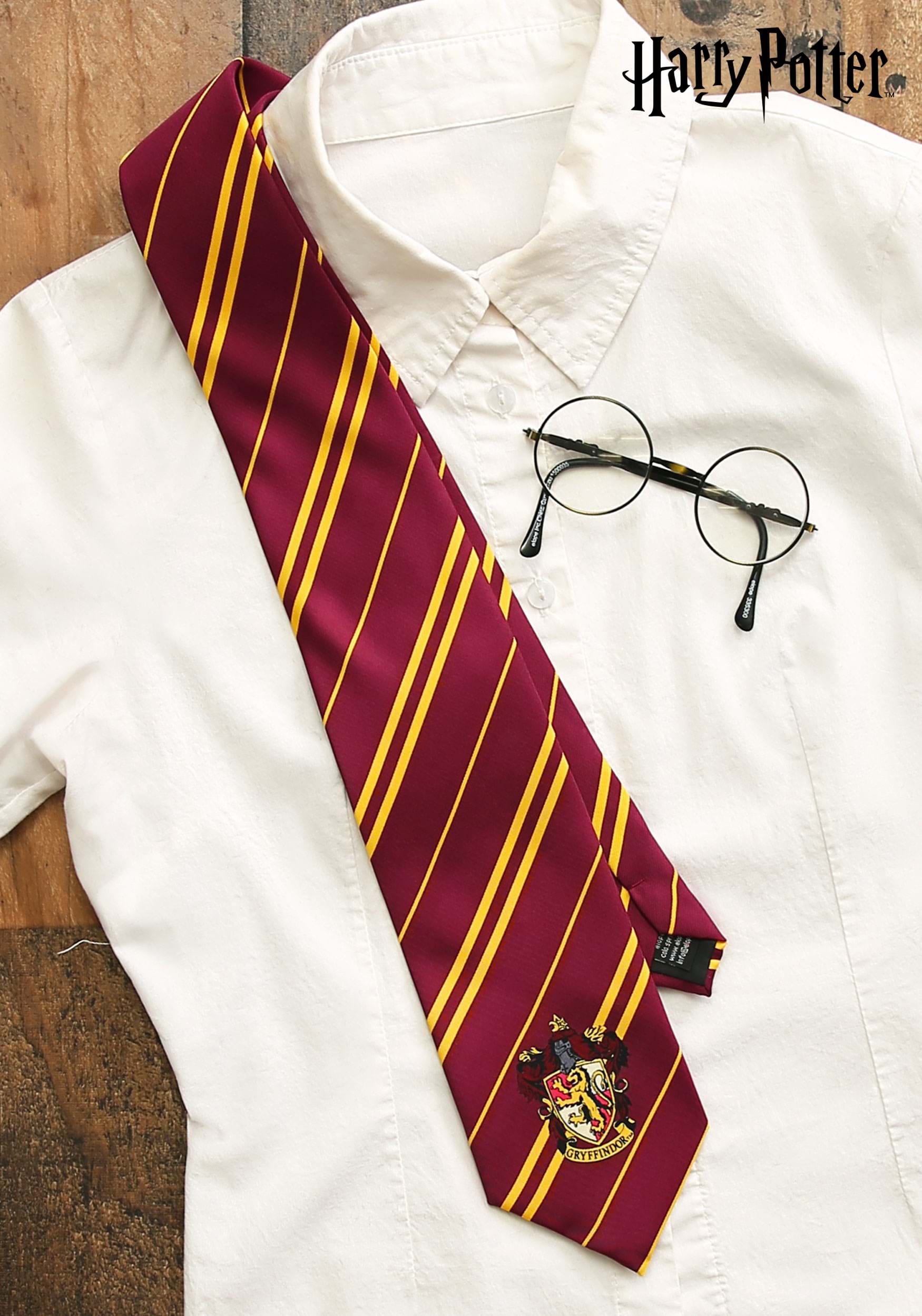 Harry Potter Gryffindor Silk Tie for Adults 1 Harry Potter Gryffindor Silk Tie for Adults