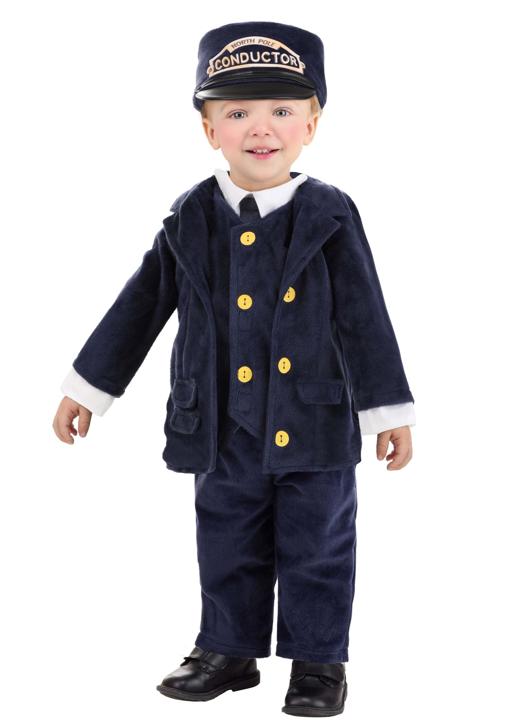 North Pole Train Conductor Costume for Infants 1 North Pole Train Conductor Costume for Infants
