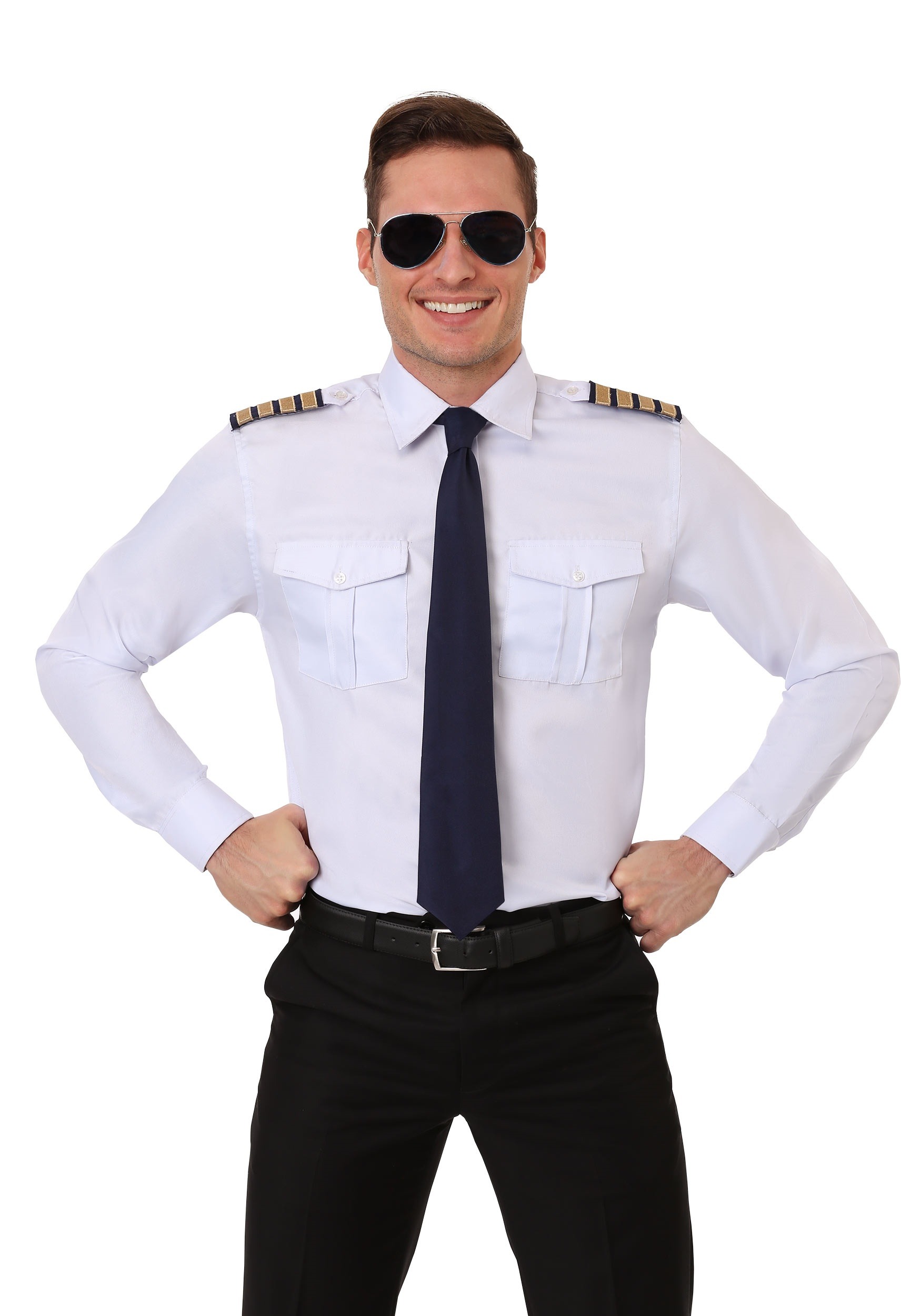 Long Sleeve Pilot Shirt for Adults