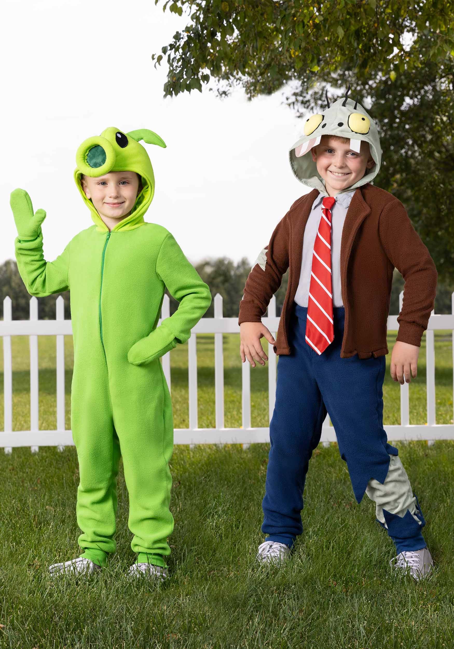 Plants vs Zombies Peashooter Kid's Onesie Costume