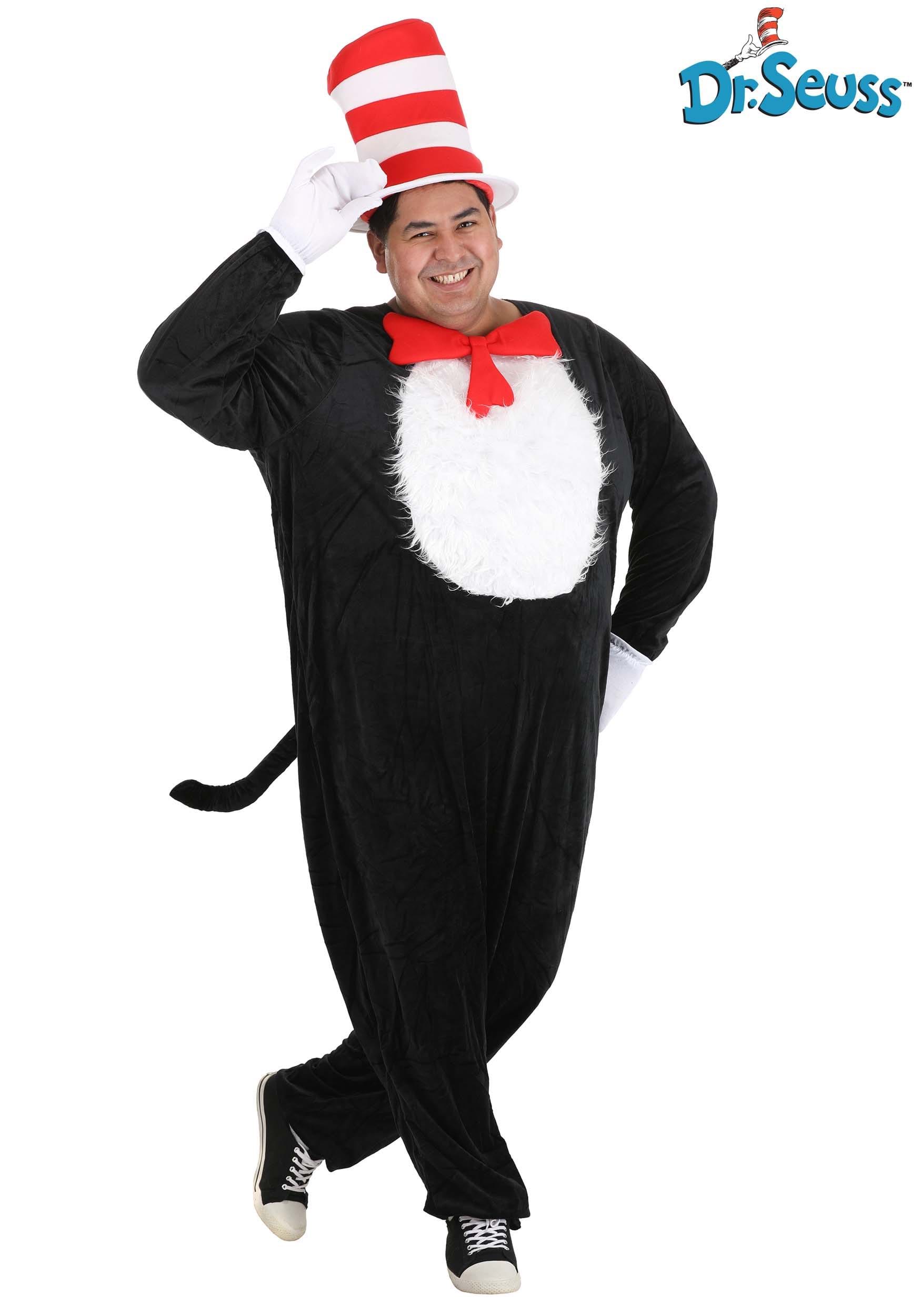 Cat in the Hat Adult Plus Size Costume