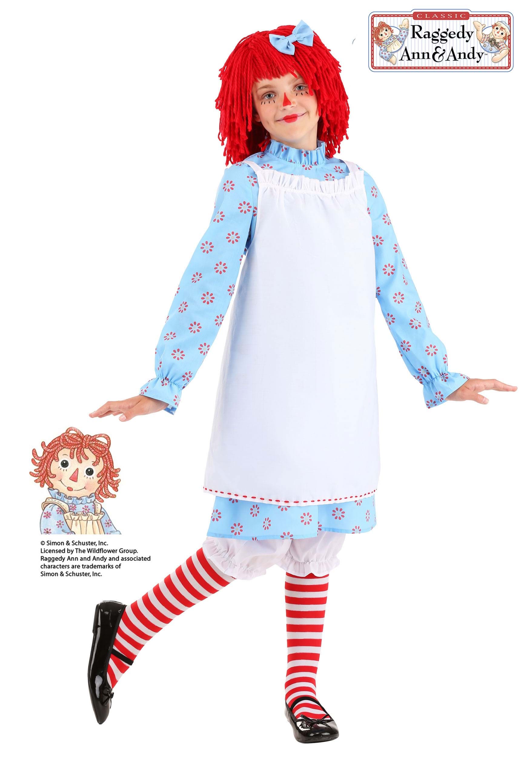 Exclusive Raggedy Ann Kid's Costume