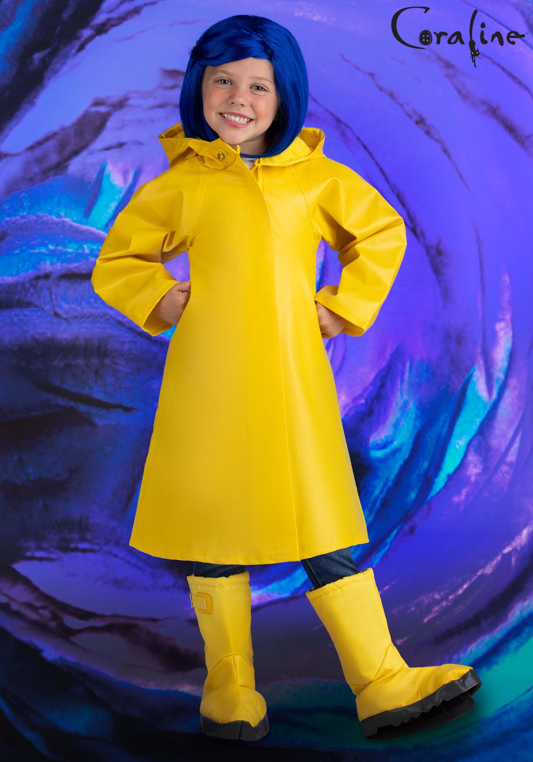 Toddler Costume Coraline Raincoat