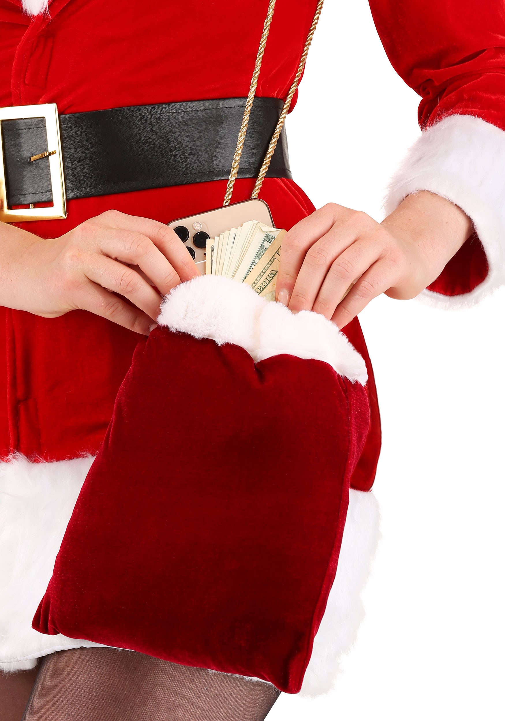 Santa Sack Purse Christmas Accessory