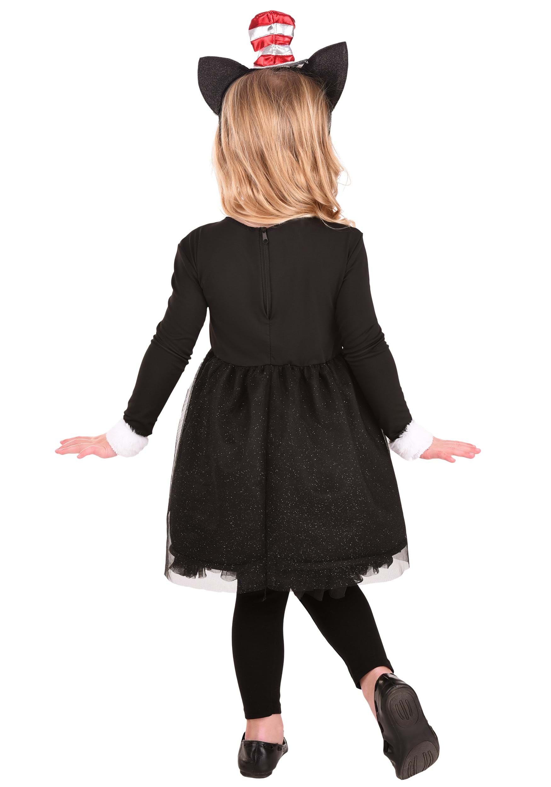 Girls Cat in the Hat Toddler Costume 6 Girls Cat in the Hat Toddler Costume