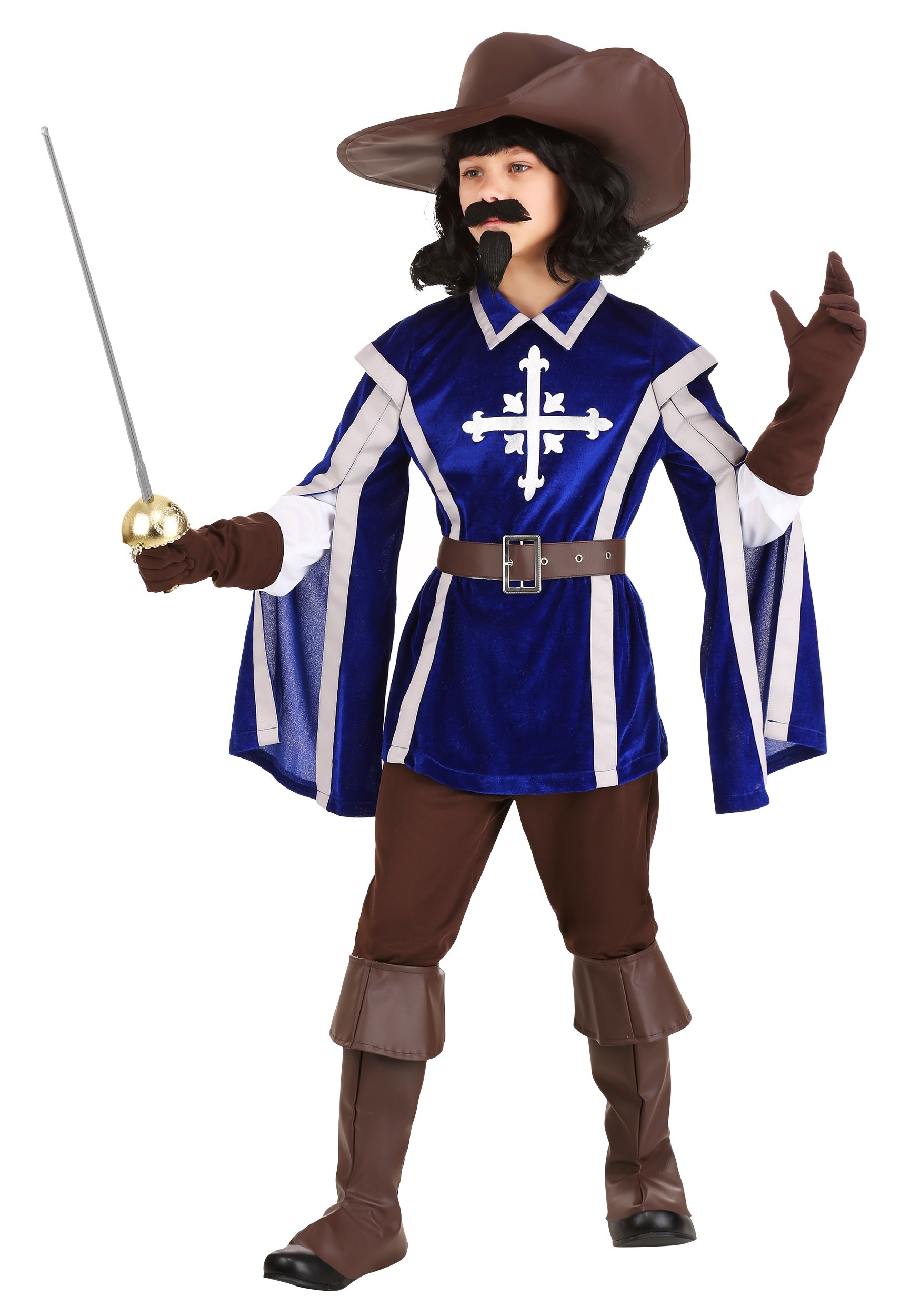 Mighty Musketeer Costume for Kids 1 Mighty Musketeer Costume for Kids