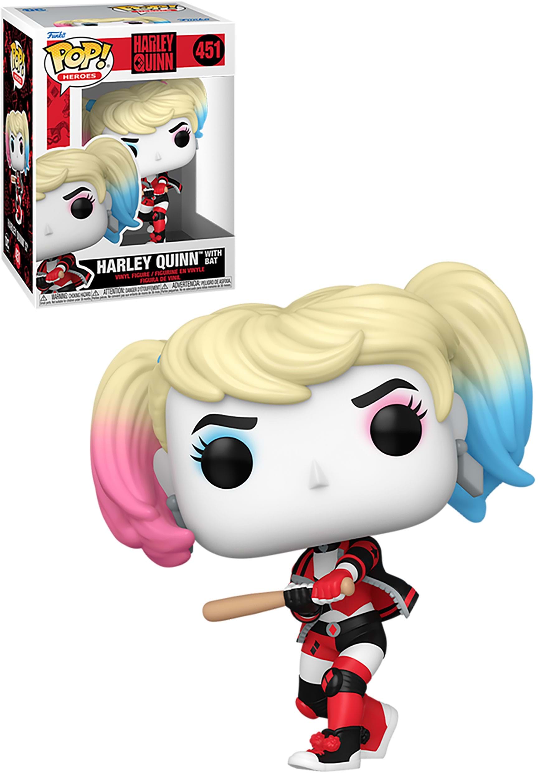 POP! Heroes: DC Comics - Harley Quinn with Bat Vinyl Figure