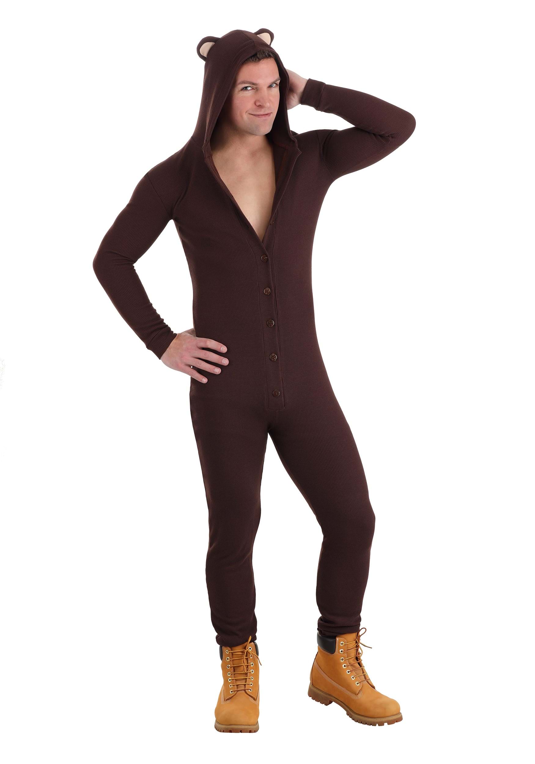 Sexy Brown Bear Costume for Men