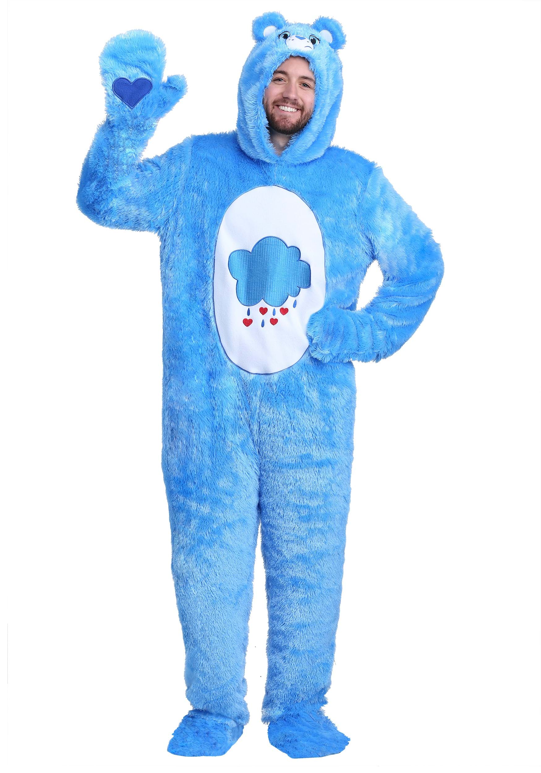 Adult Plus Size Care Bears Classic Grumpy Bear Costume
