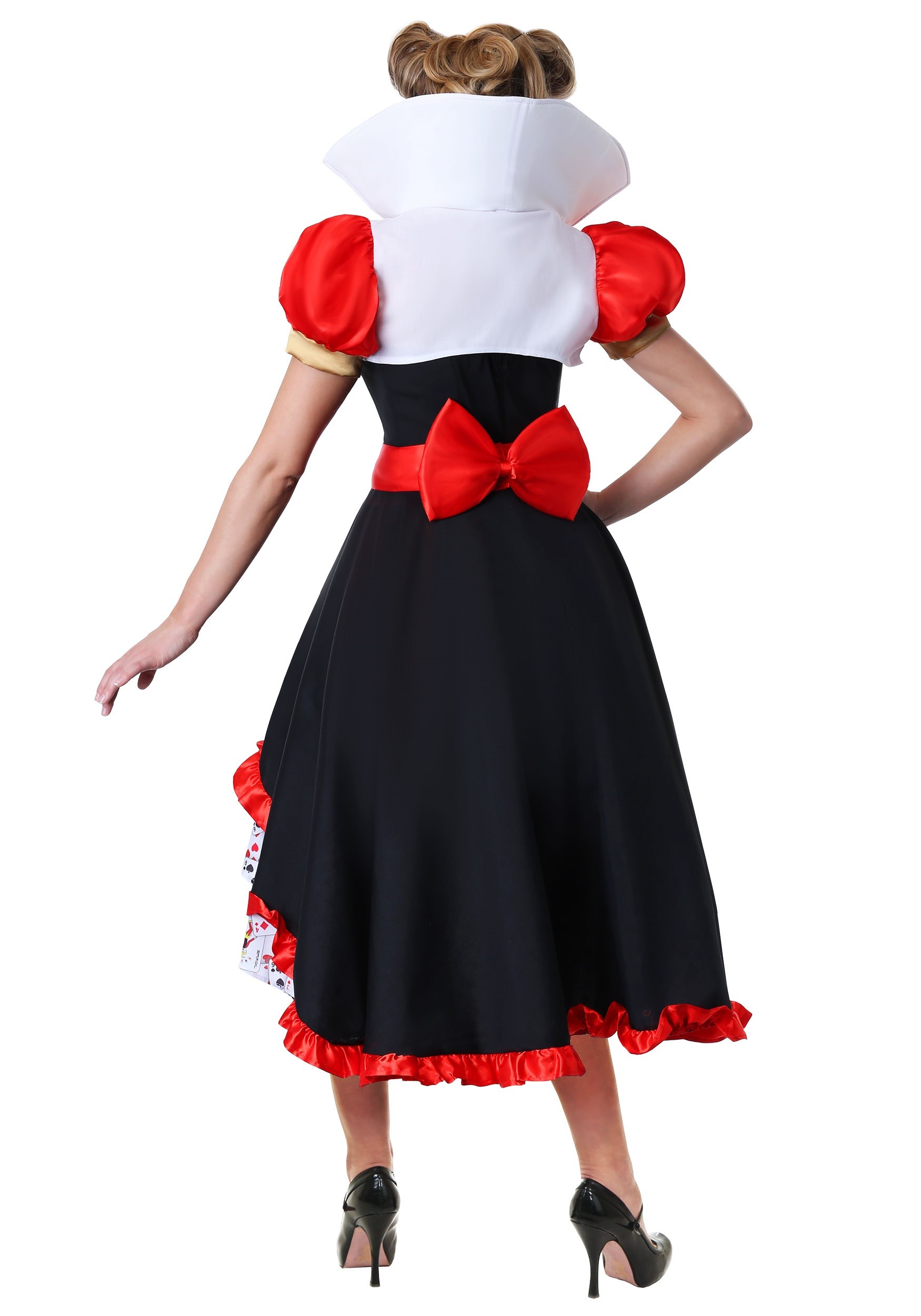 Plus Size Flirty Queen of Hearts Costume Dress for Women