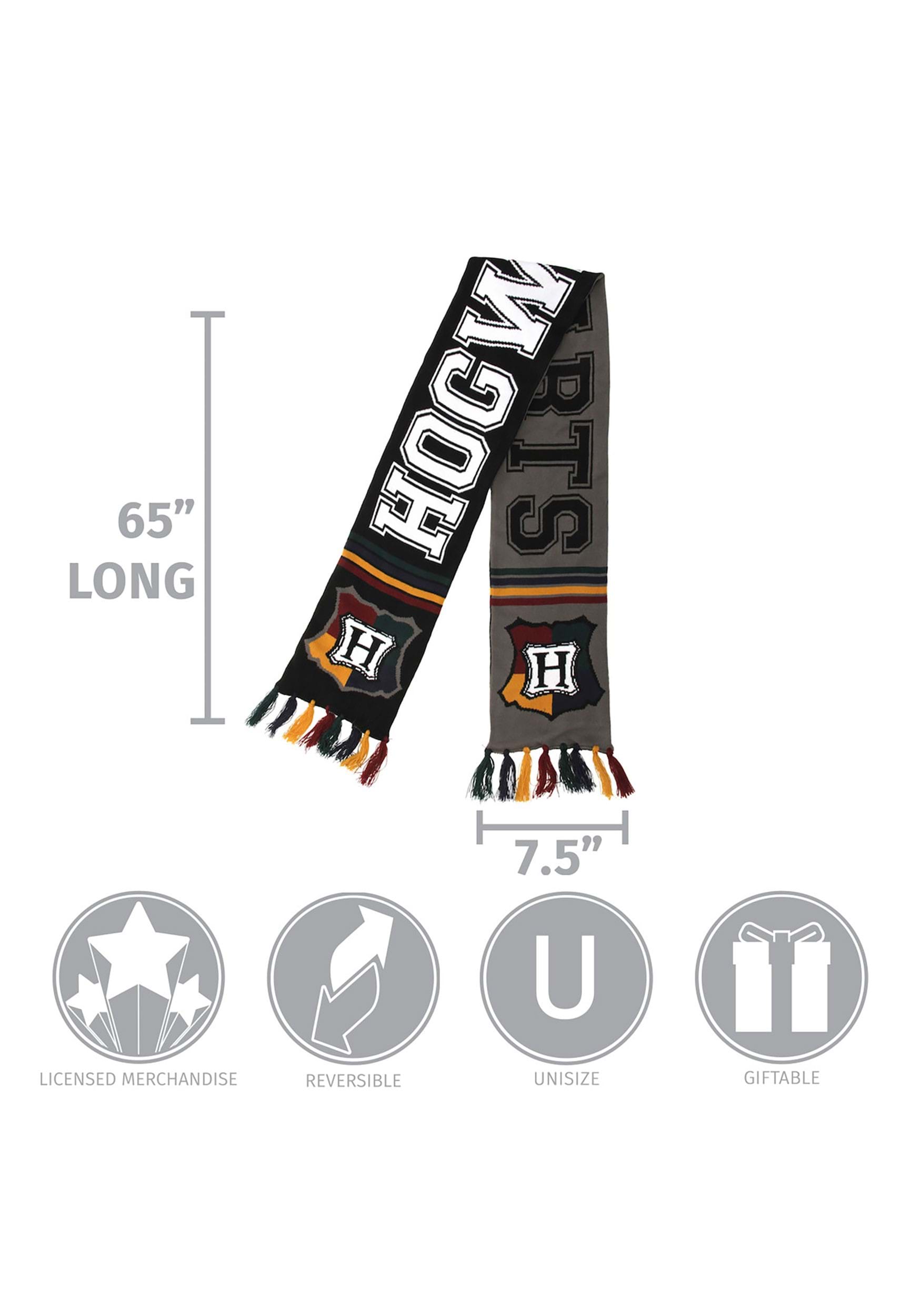 Hogwarts Reversible Knit Winter Scarf