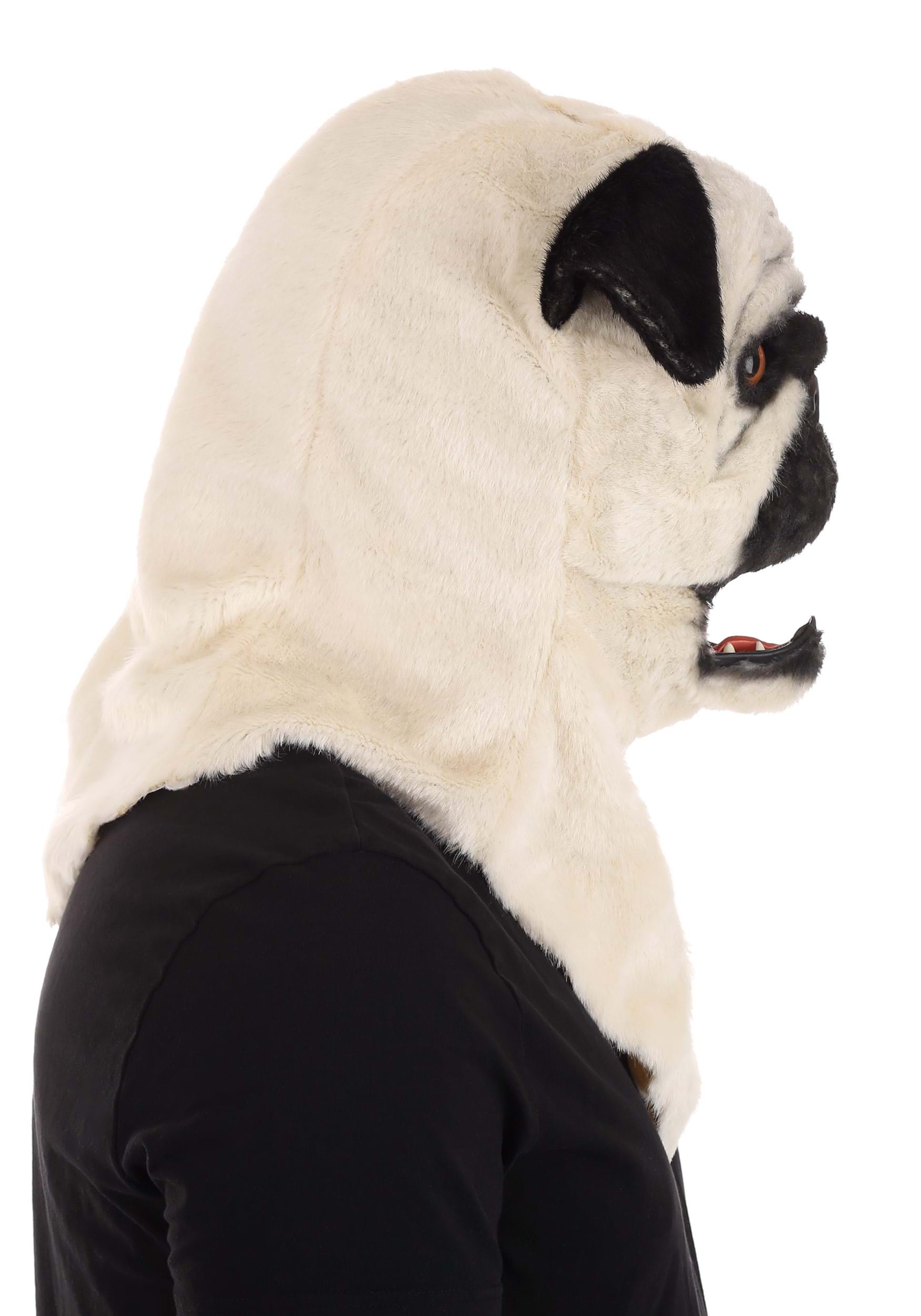 Mouth Mover Pug Costume Mask for Adults