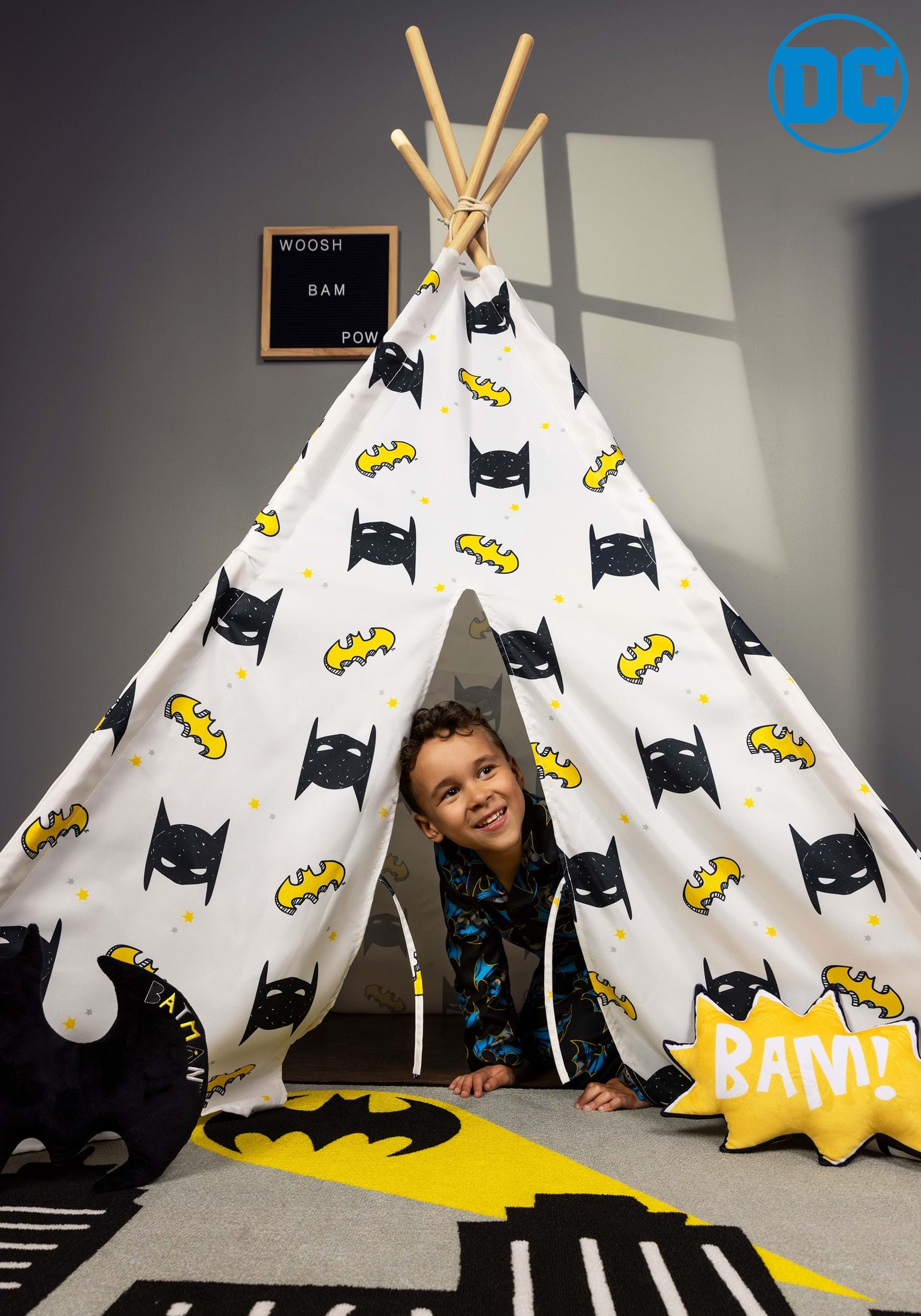 Batman Teepee Play Tent for Kids 1 Batman Teepee Play Tent for Kids