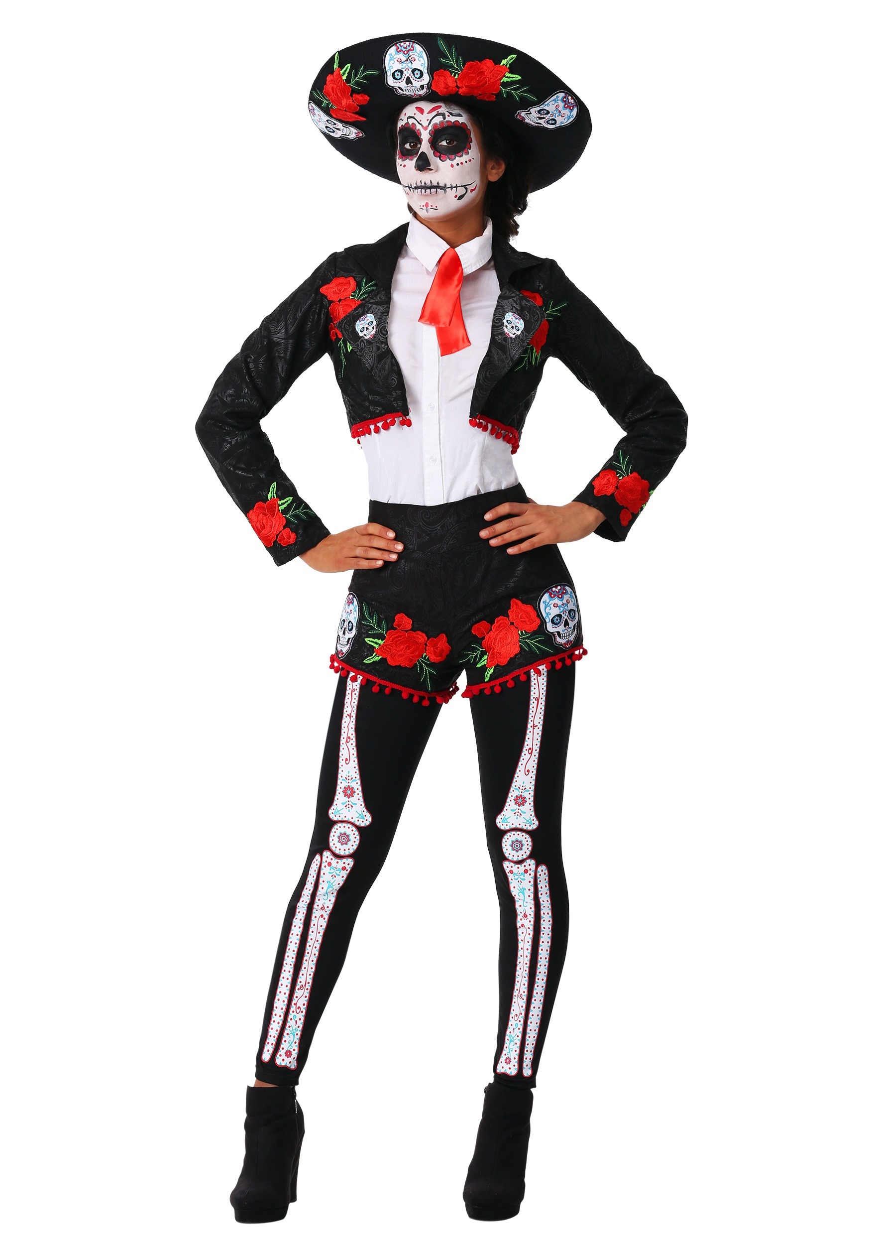 Day of the Dead Mariachi Costume for Women