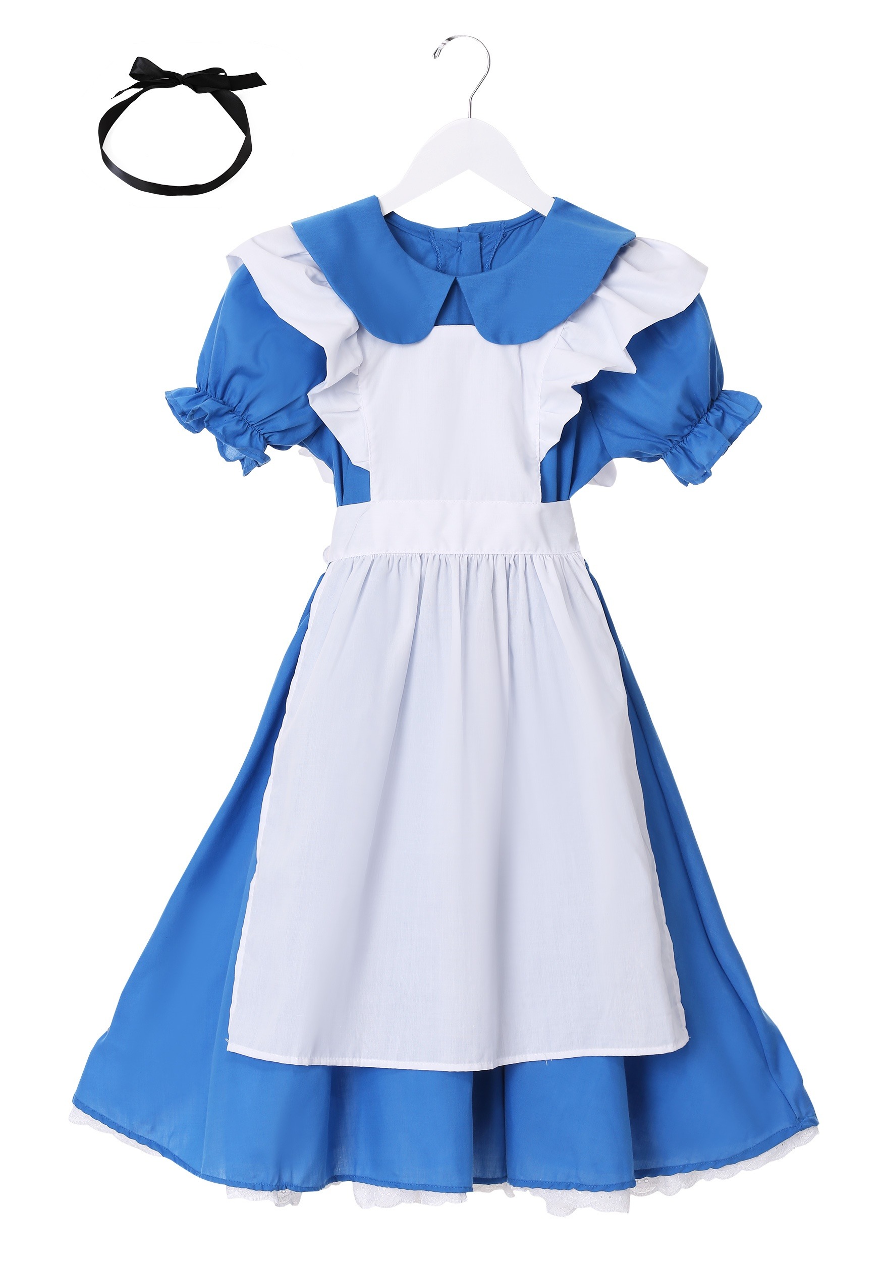 Deluxe Alice Girl's Costume Dress 10 Deluxe Alice Girl's Costume Dress