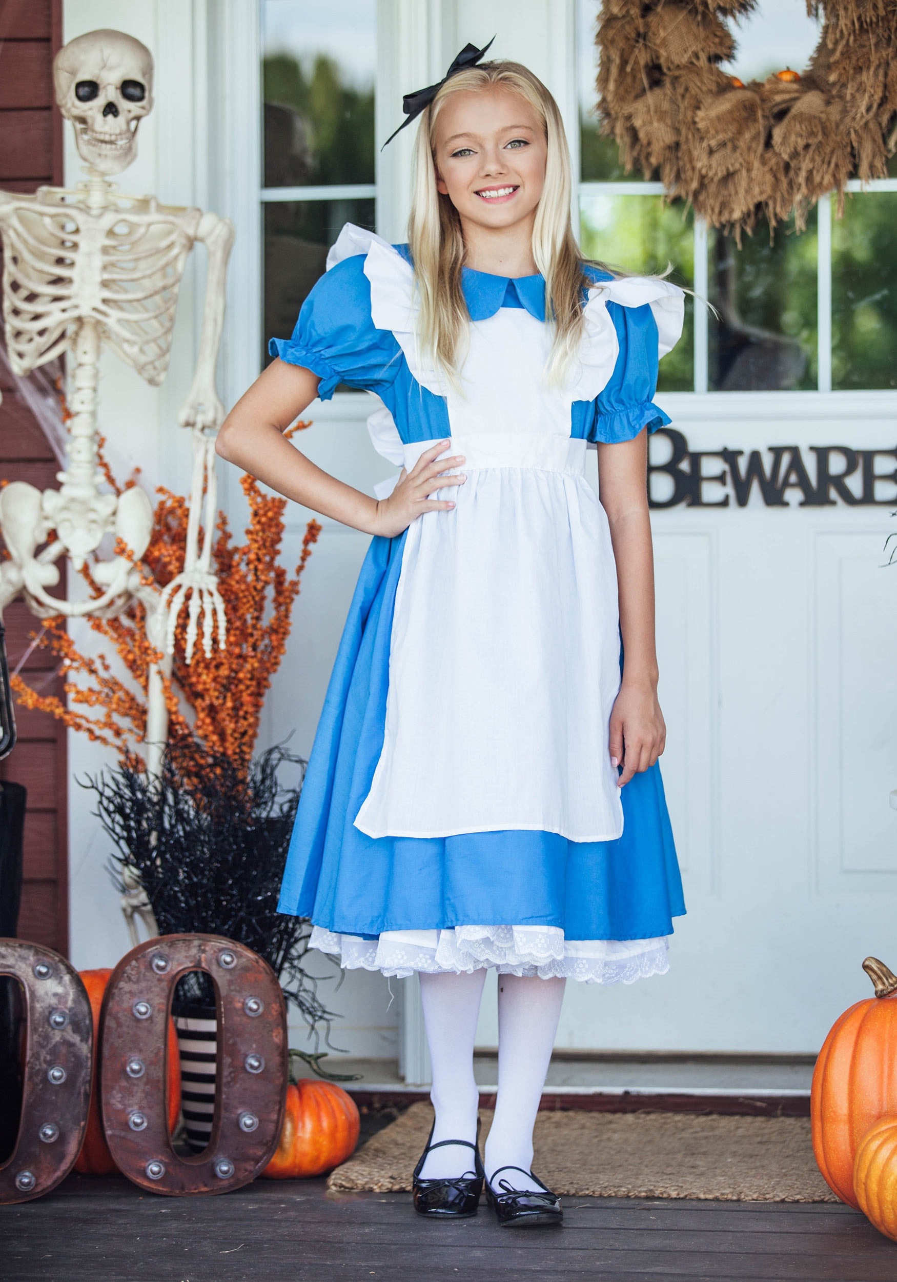 Deluxe Alice Girl's Costume Dress 11 Deluxe Alice Girl's Costume Dress