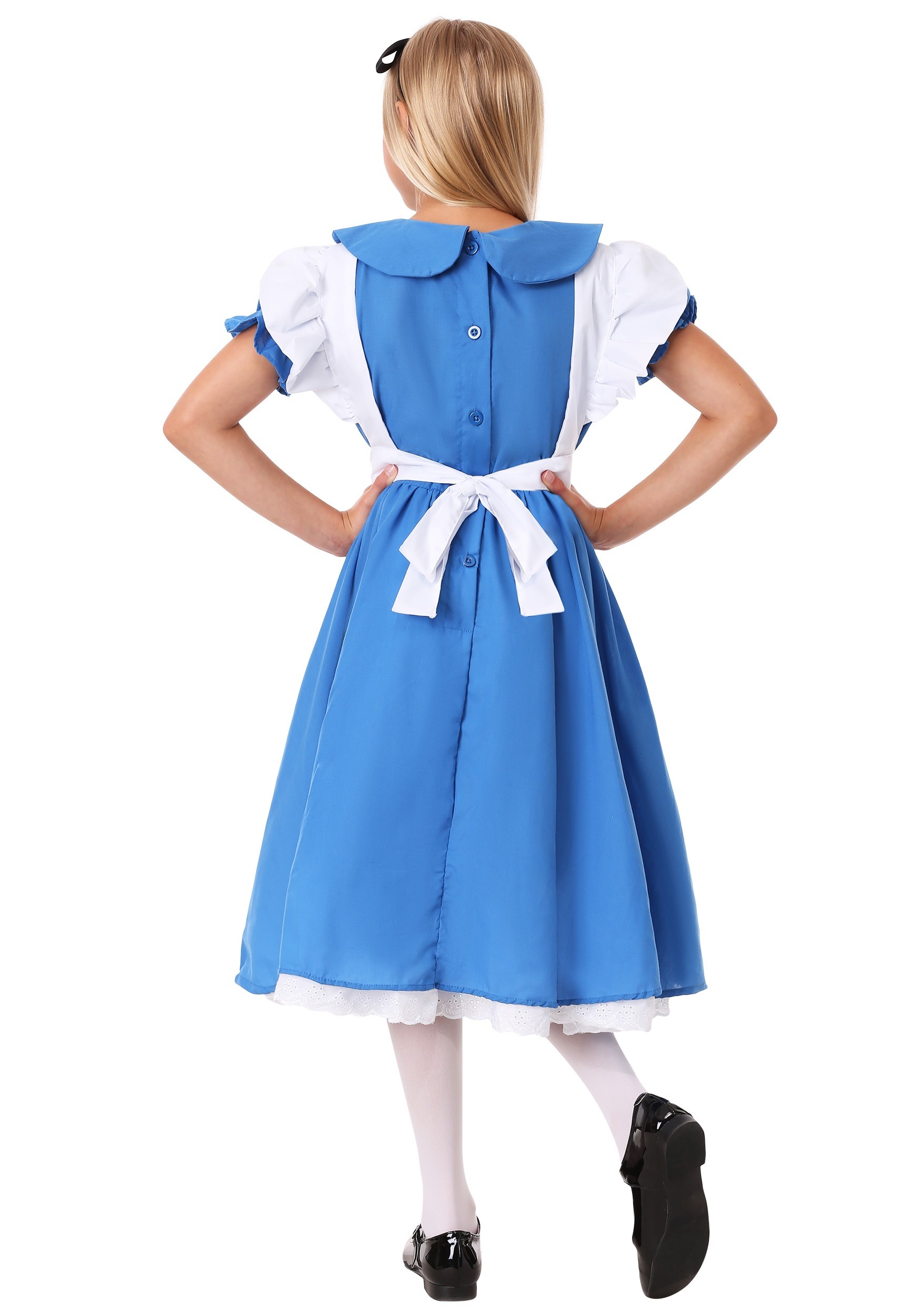 Deluxe Alice Girl's Costume Dress 2 Deluxe Alice Girl's Costume Dress