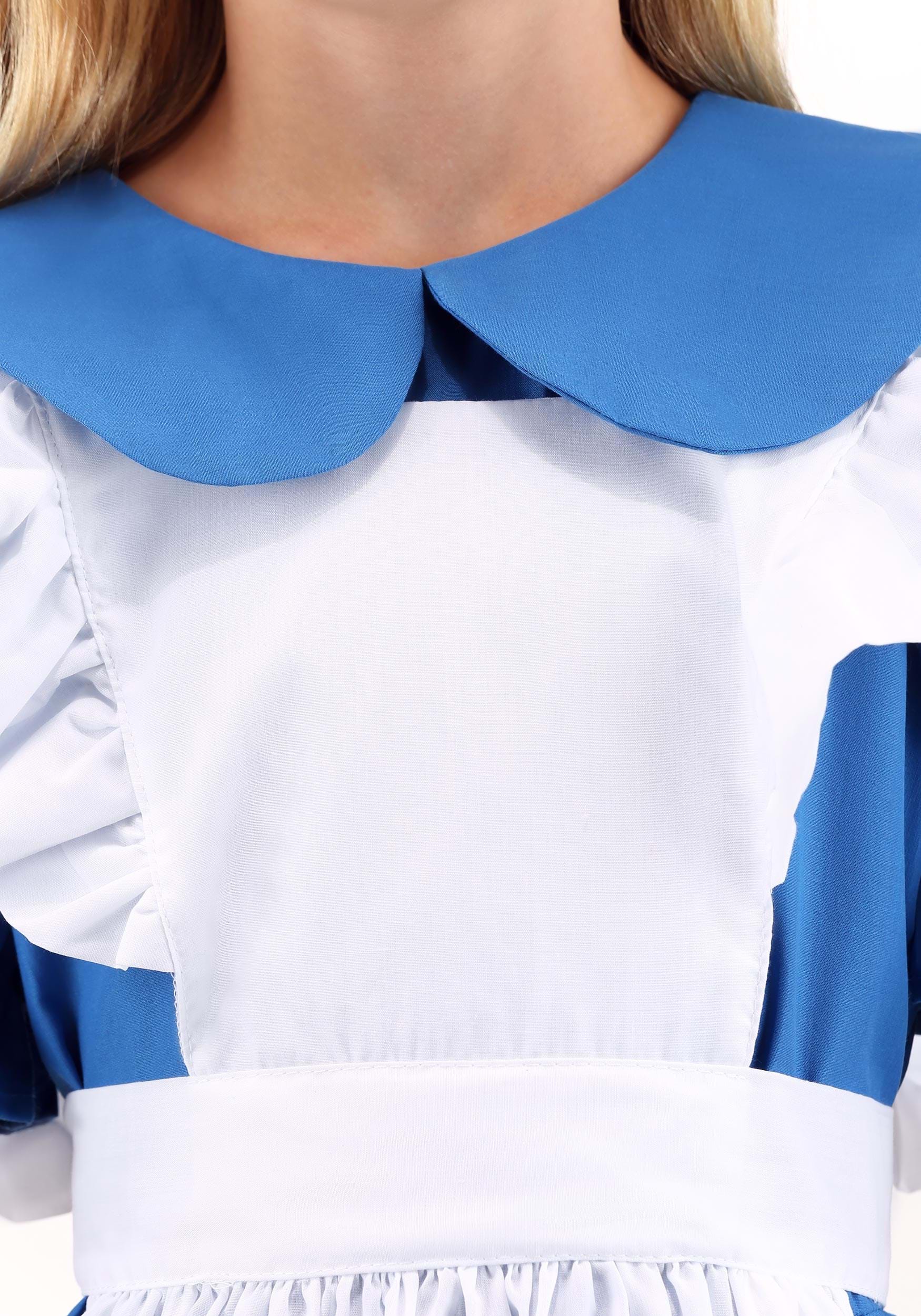 Deluxe Alice Girl's Costume Dress 5 Deluxe Alice Girl's Costume Dress
