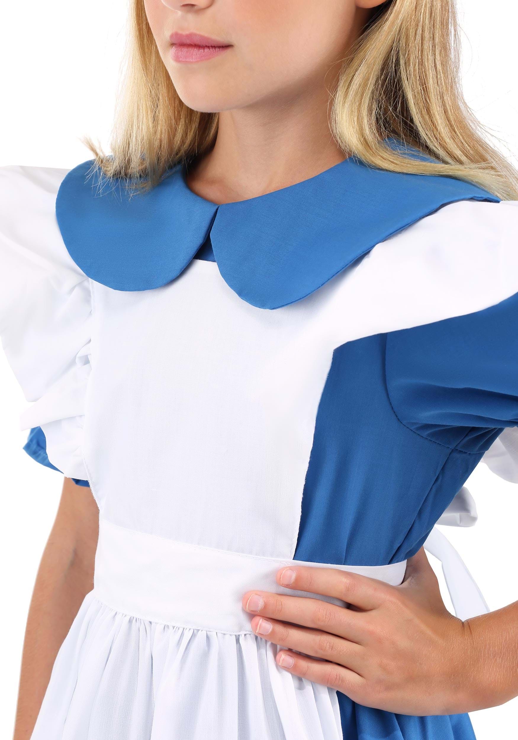 Deluxe Alice Girl's Costume Dress 6 Deluxe Alice Girl's Costume Dress