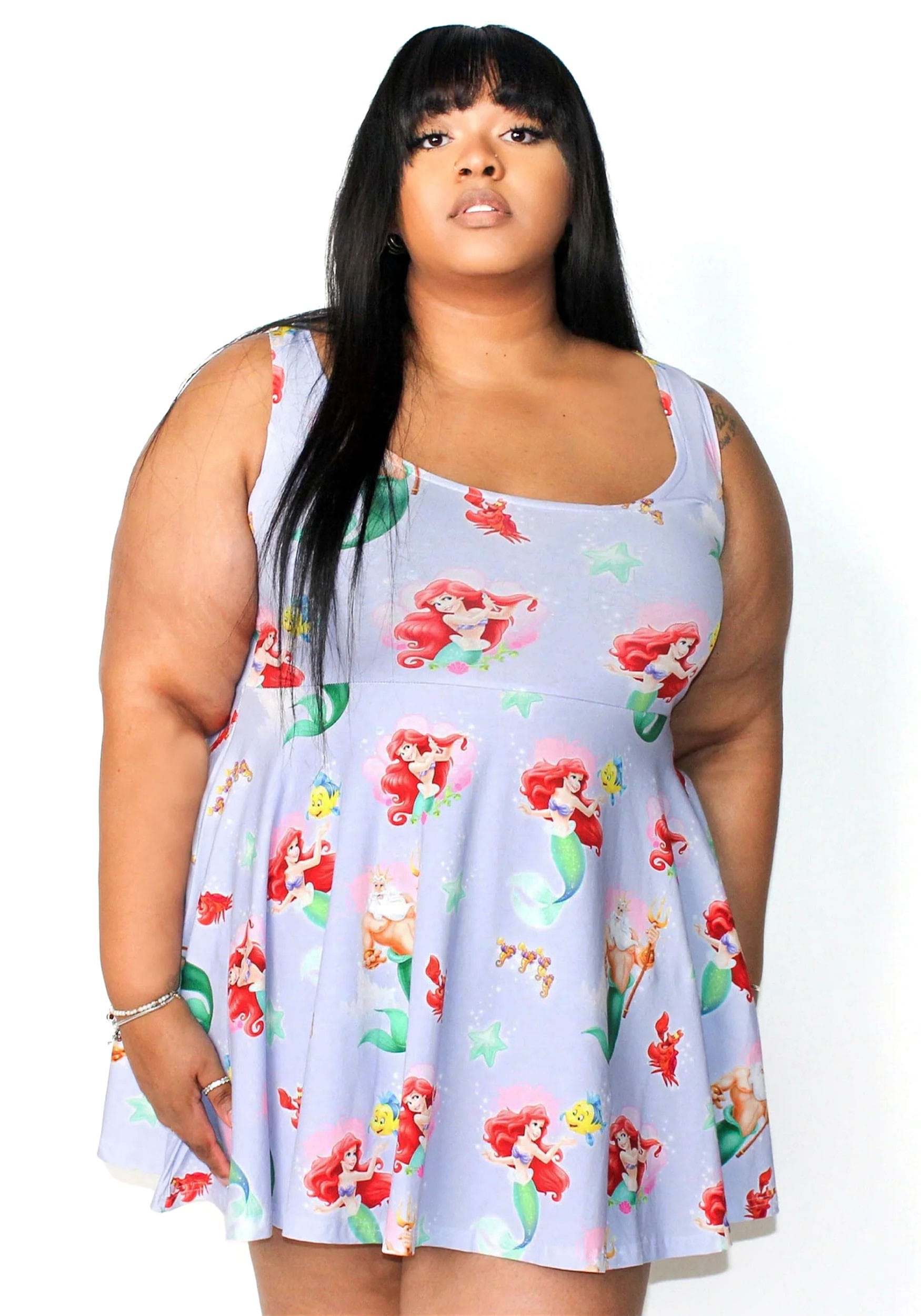 Cakeworthy The Little Mermaid Print Dress for Women 3 Cakeworthy The Little Mermaid Print Dress for Women