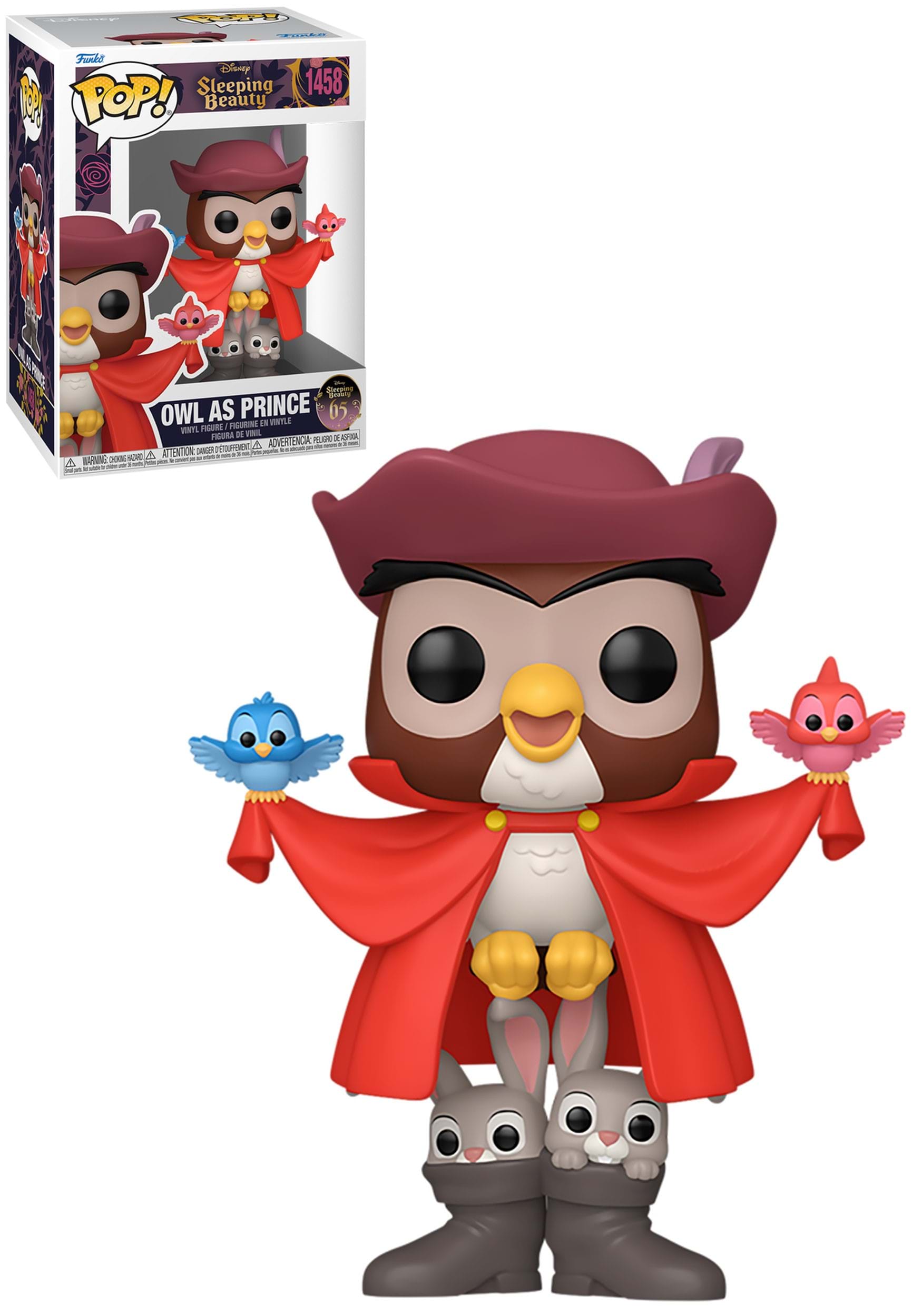 POP! Disney: Sleeping Beauty 65th Anniversary - Owl as Prince Vinyl Figure