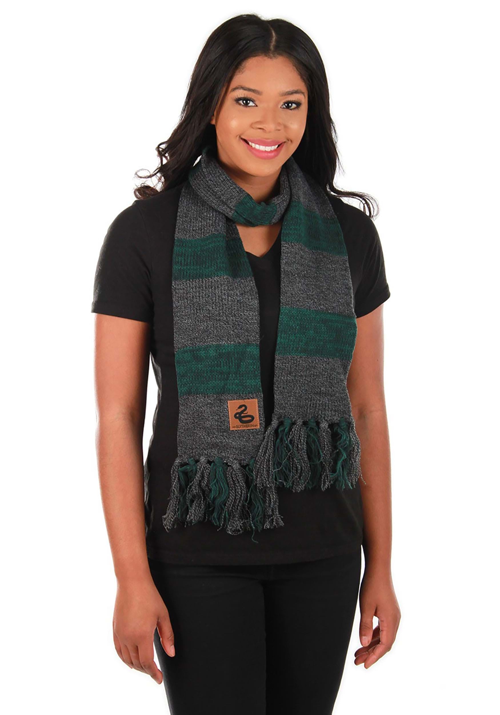 Harry Potter Vintage Hogwarts Slytherin Scarf 2 Harry Potter Vintage Hogwarts Slytherin Scarf