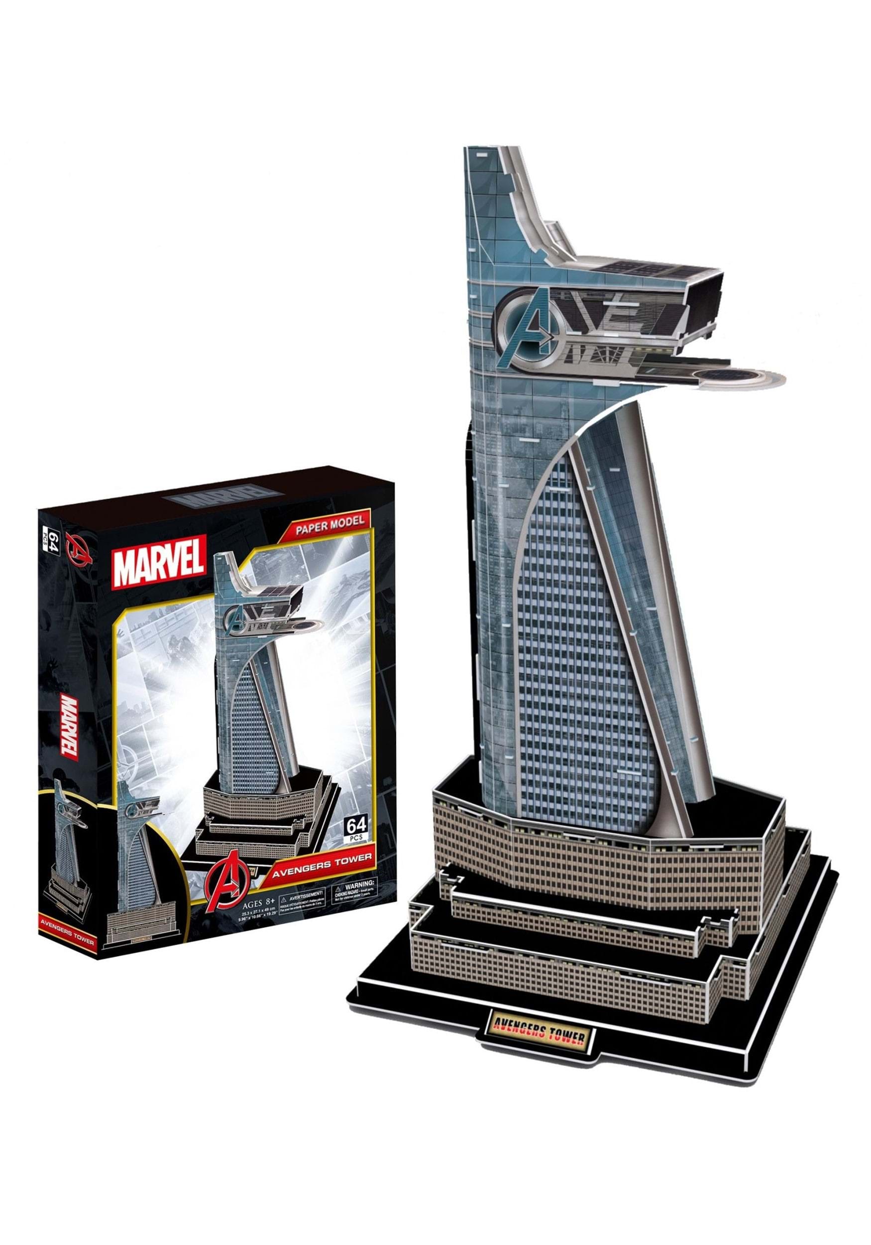 3D Marvel Avengers Tower Puzzle