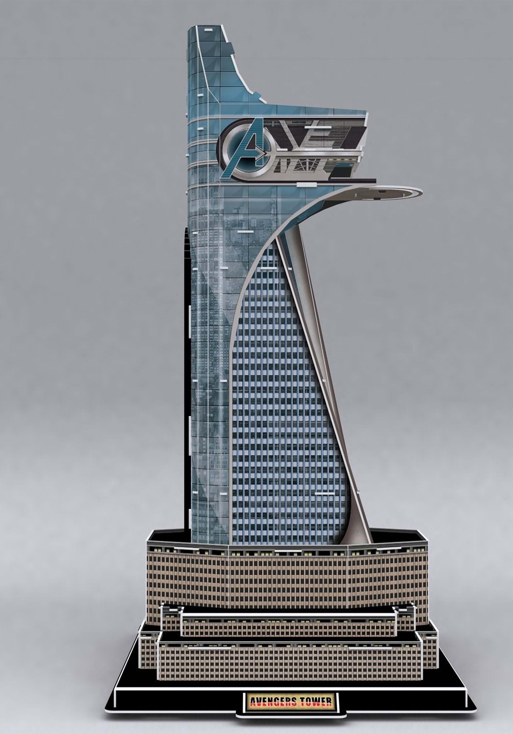 3D Marvel Avengers Tower Puzzle